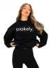 Logo Oversized Jumper - Black sold by Blakely