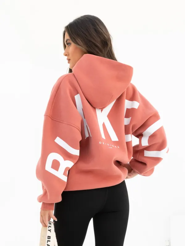 Isabel Oversized Hoodie - Burnt Coral sold by Blakely
