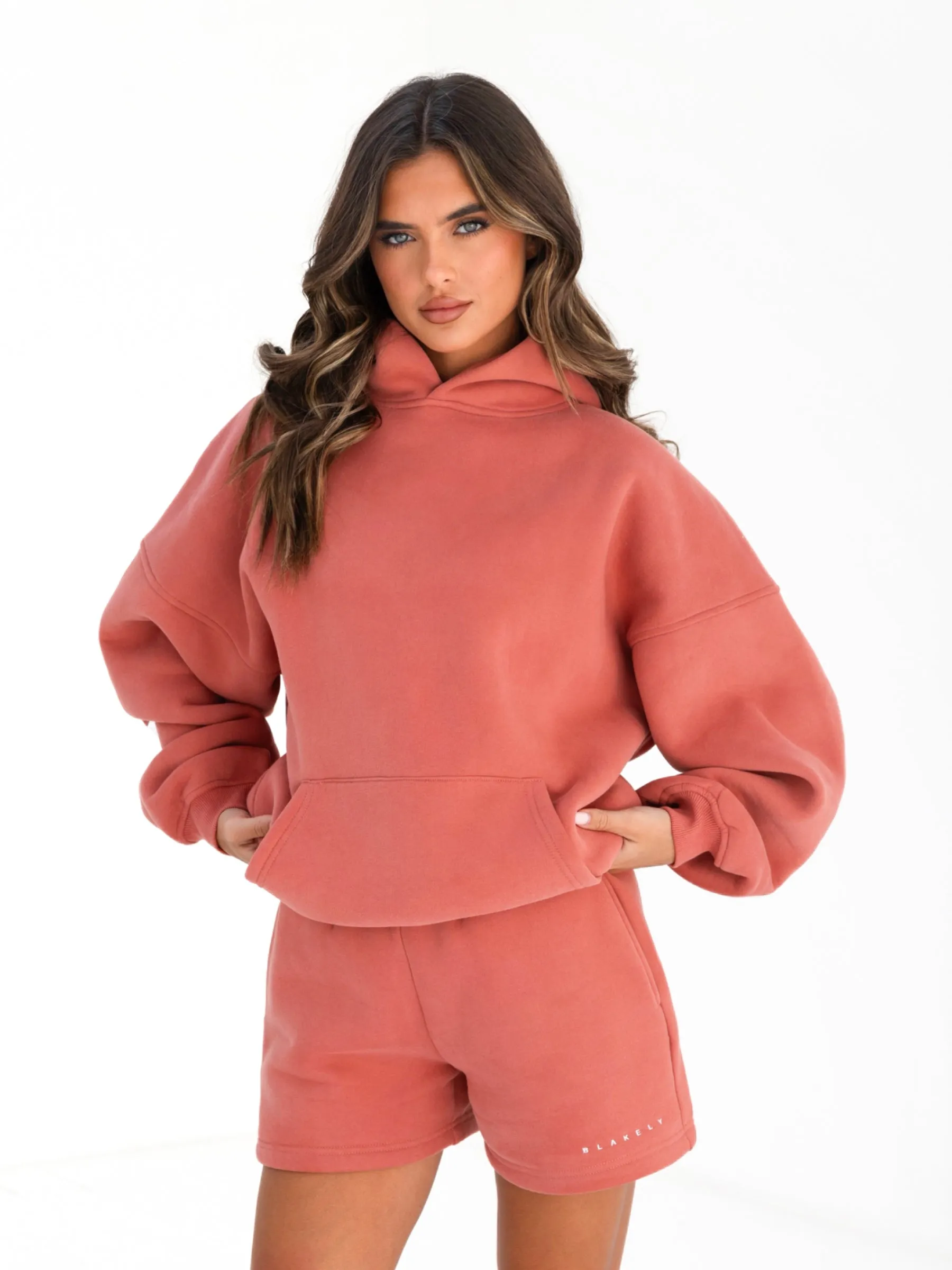 Isabel Oversized Hoodie - Burnt Coral sold by Blakely product image thumbnail 2
