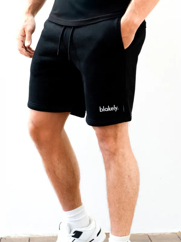 Sami Relaxed Jogger Shorts - Black sold by Blakely