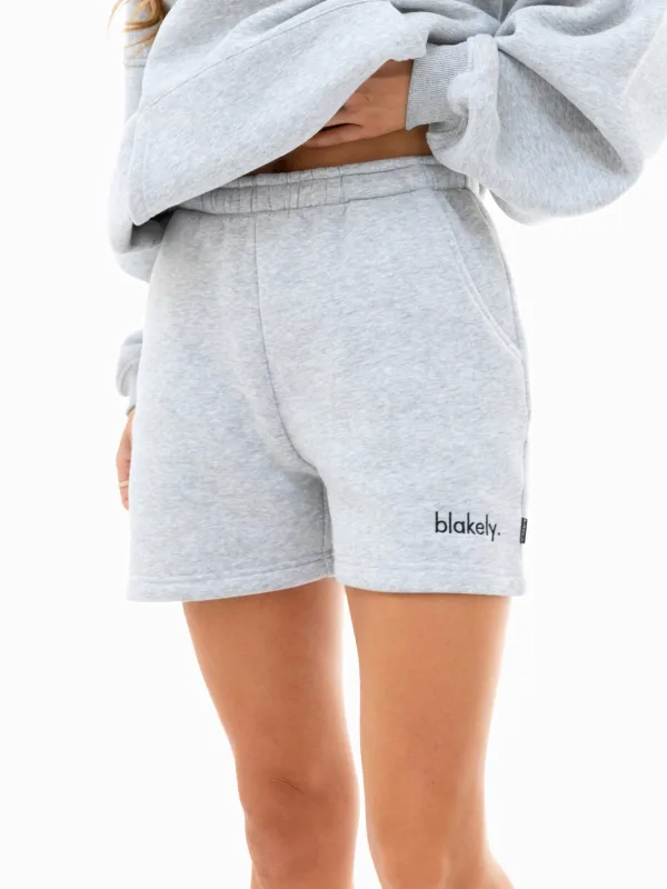 Sami Jogger Shorts - Marl Grey sold by Blakely