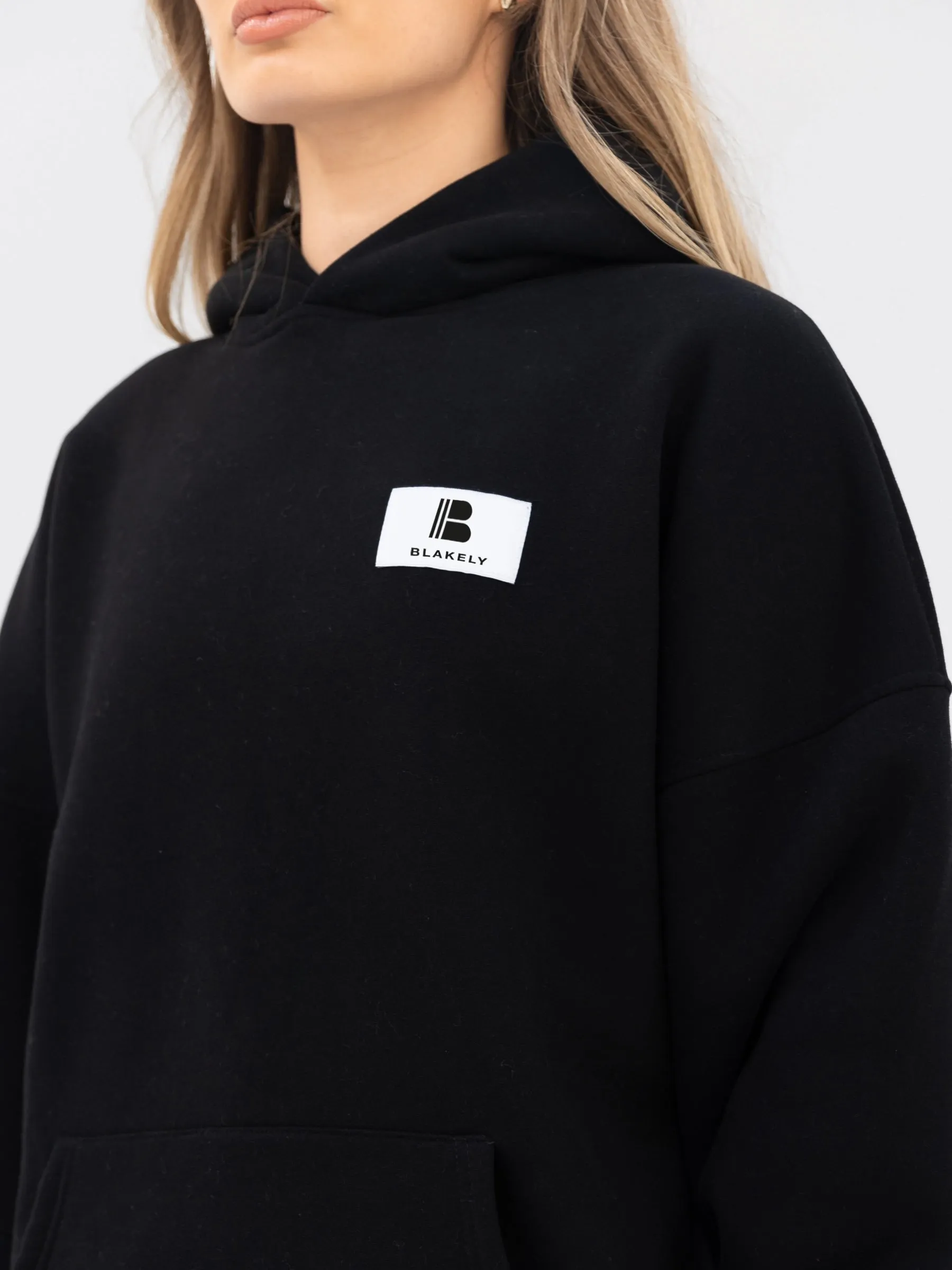 Apex Label Oversized Hoodie - Black sold by Blakely product image thumbnail 2