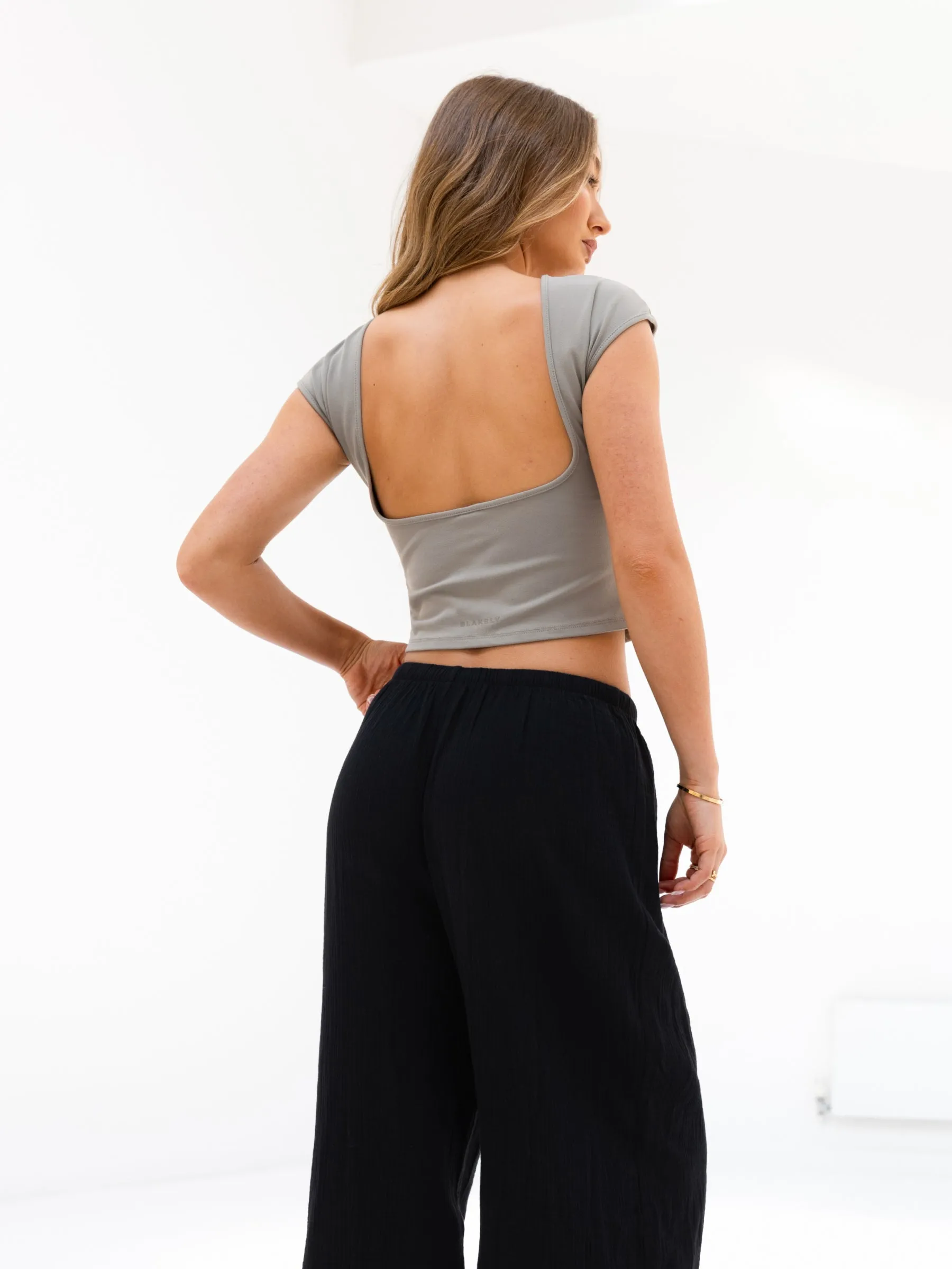 Solea Backless Top - Neutral Grey sold by Blakely product image thumbnail 4