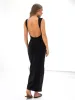 Solea Backless Maxi Dress - Black sold by Blakely