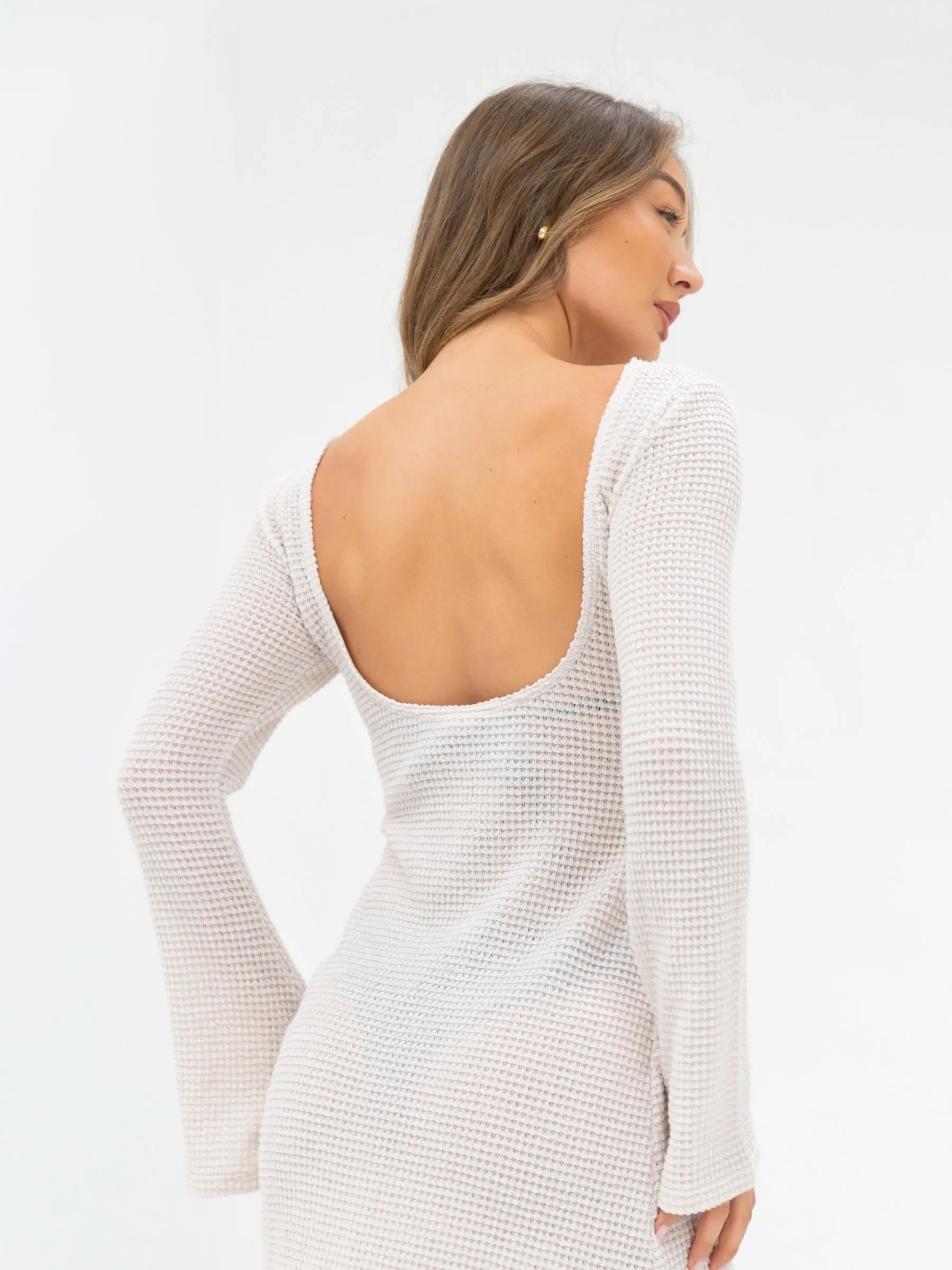 Crochet Mini Dress - Off White sold by Blakely product image thumbnail 2