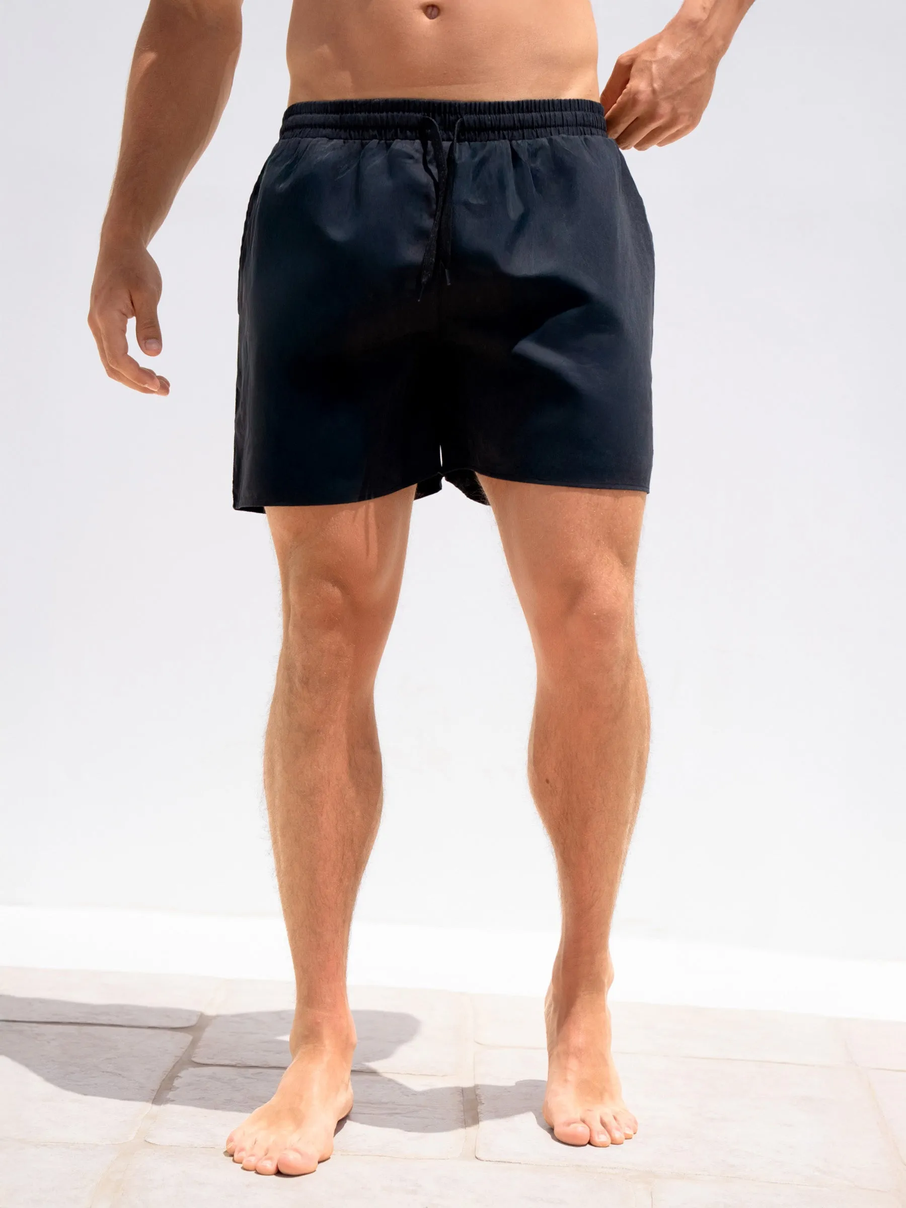 Anchor Swim Shorts - Black sold by Blakely product image thumbnail 2