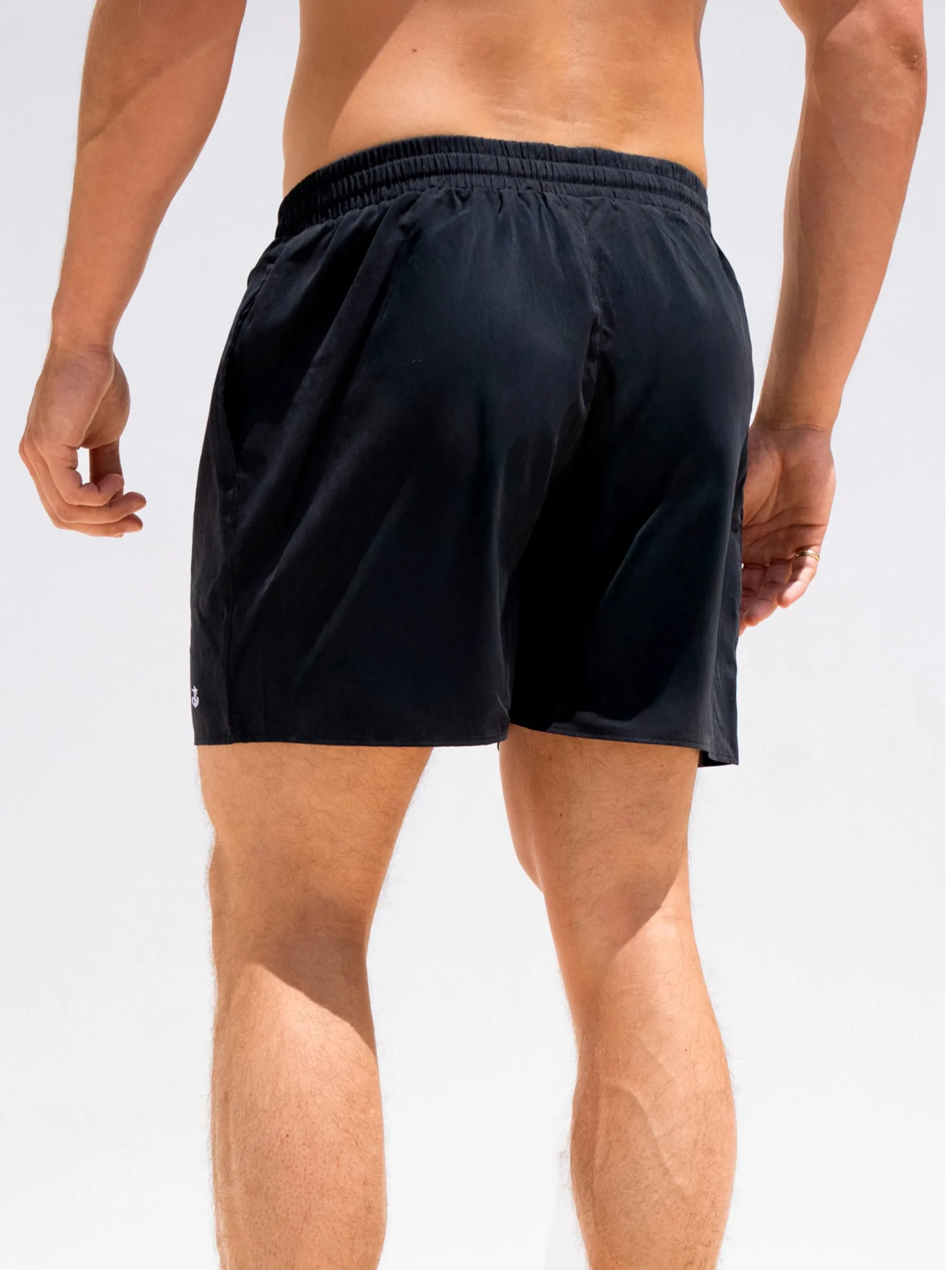 Anchor Swim Shorts - Black sold by Blakely product image thumbnail 5