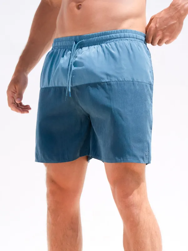 Anchor Swim Shorts - Teal Green made by Blakely