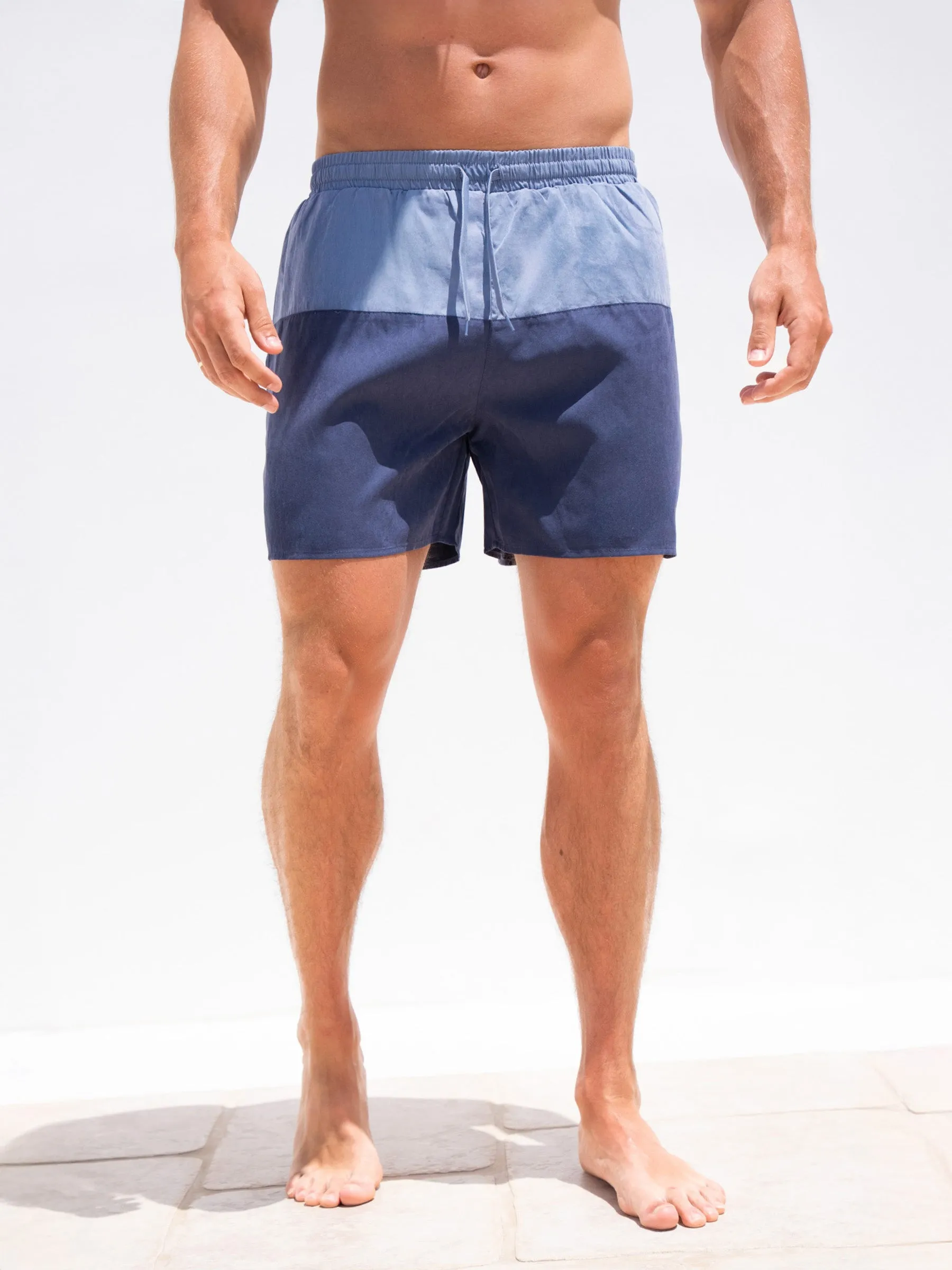 Anchor Swim Shorts - Dusty Blue sold by Blakely product image thumbnail 2