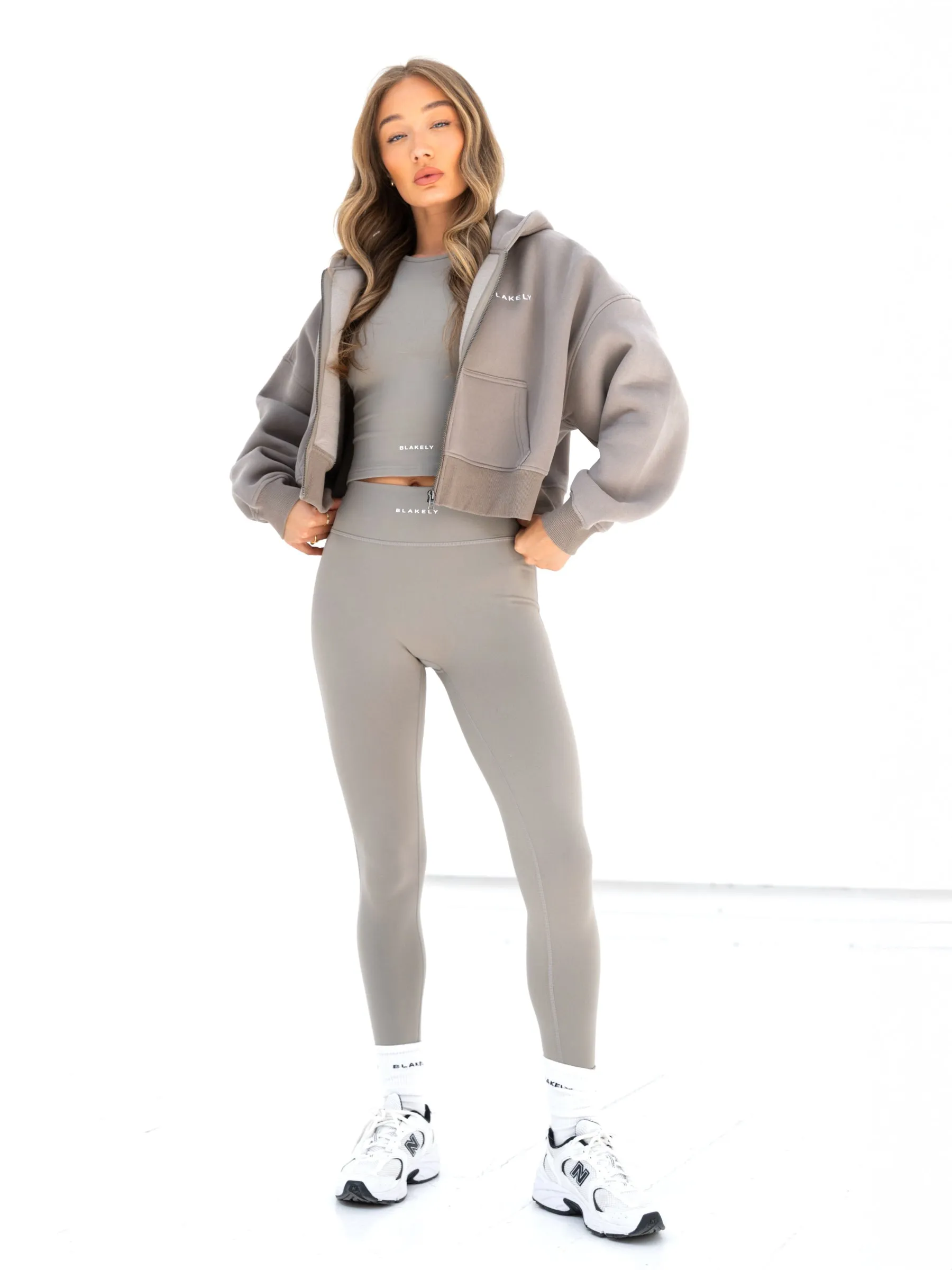 Blakely Full Zip Hoodie - Neutral Grey sold by Blakely product image thumbnail 4