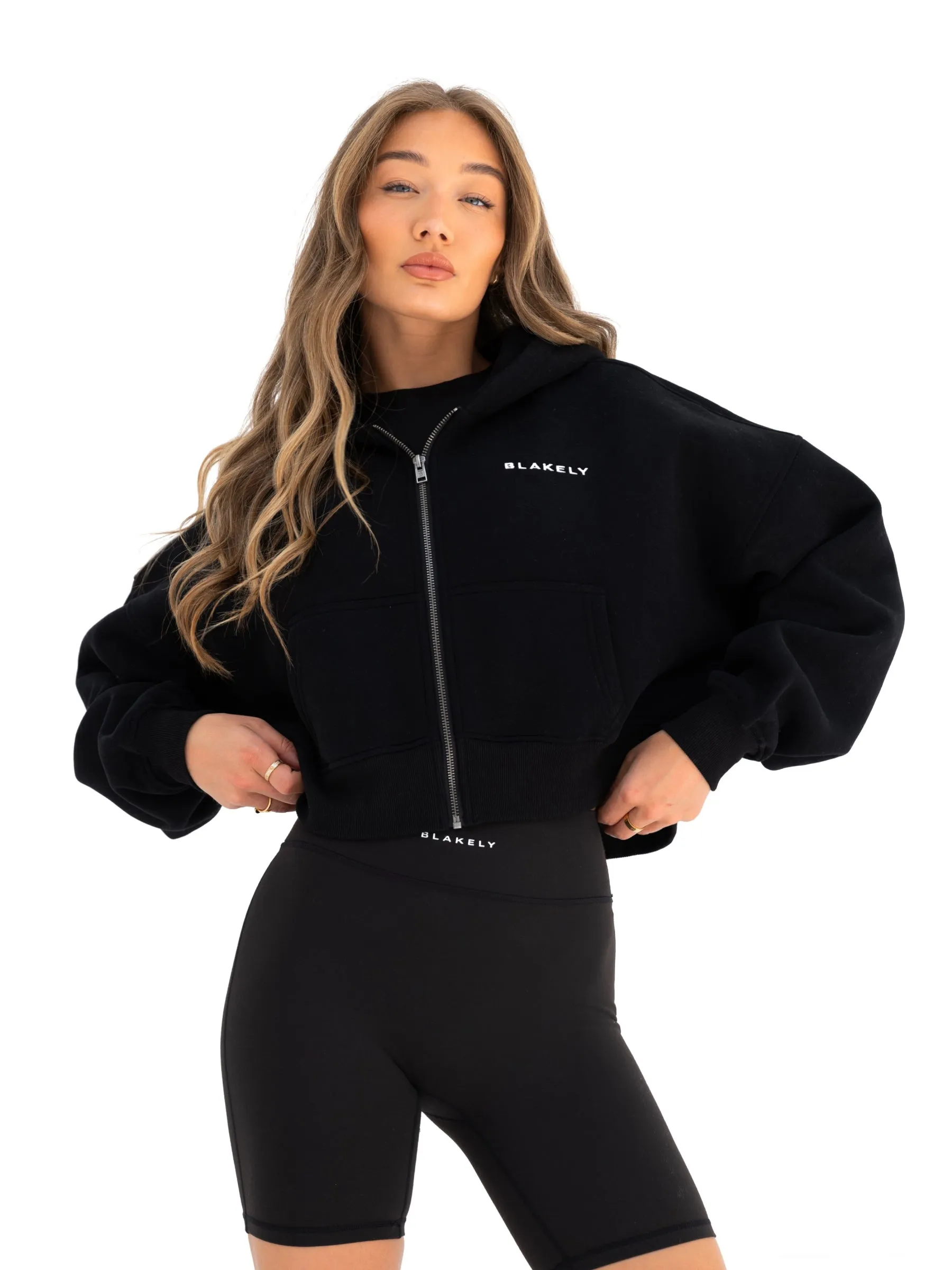 Blakely Full Zip Hoodie - Black sold by Blakely