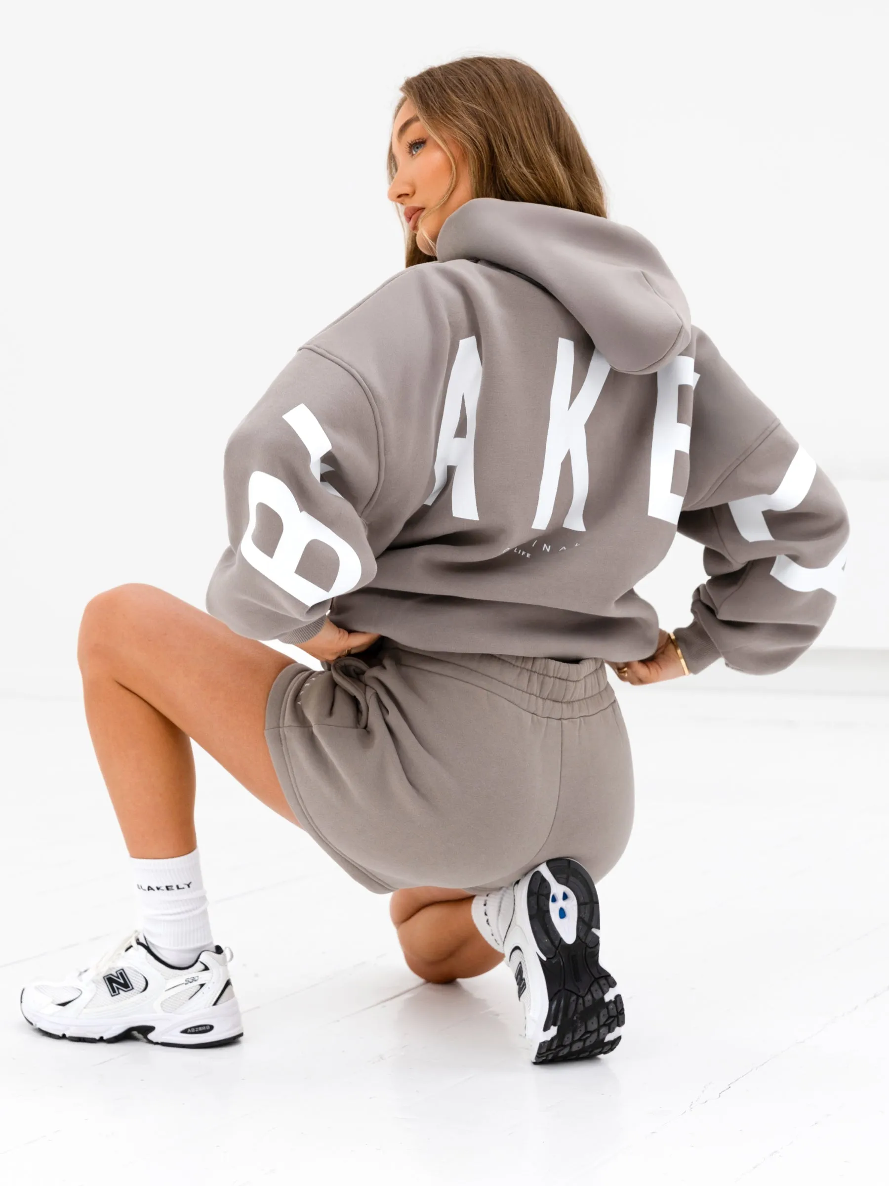 Isabel Oversized Hoodie - Neutral Grey sold by Blakely