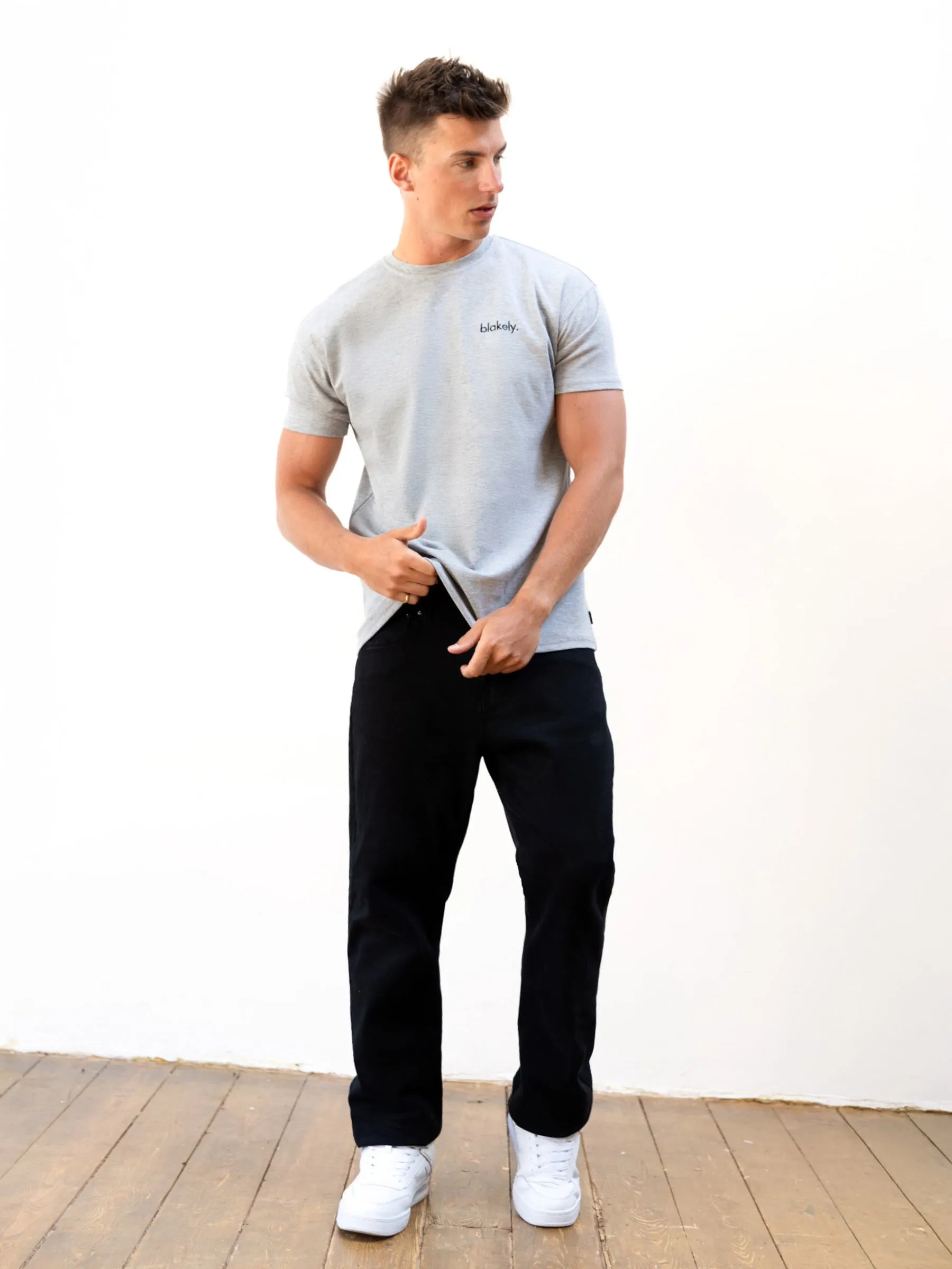 Sami Relaxed T-Shirt - Marl Grey sold by Blakely product image thumbnail 3
