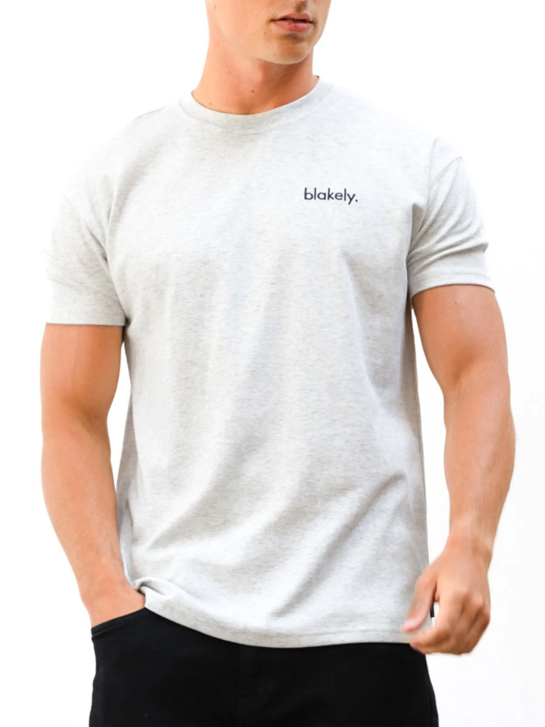 Sami Relaxed T-Shirt - Marl White sold by Blakely product image thumbnail 5