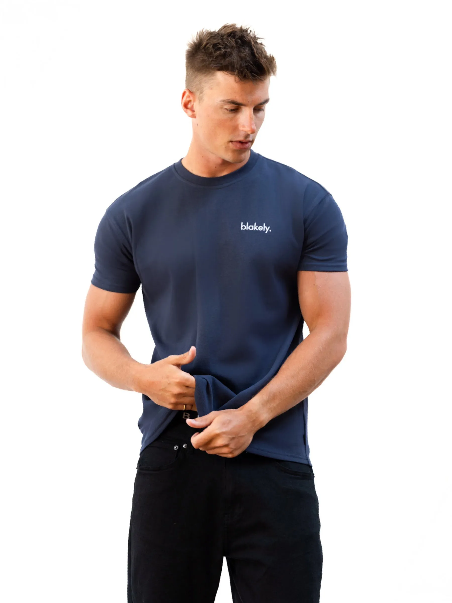 Sami Relaxed T-Shirt - True Navy sold by Blakely product image thumbnail 2