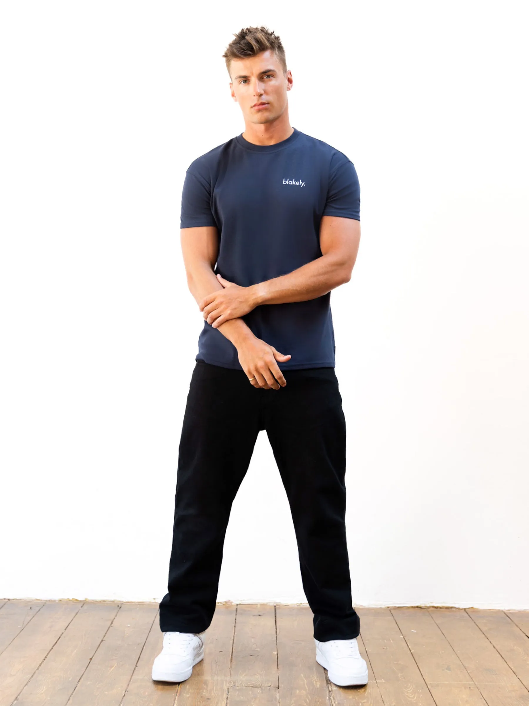 Sami Relaxed T-Shirt - True Navy sold by Blakely product image thumbnail 3