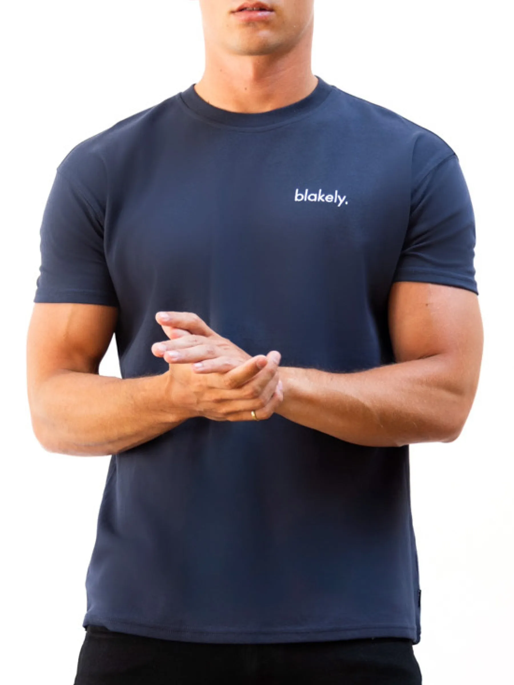 Sami Relaxed T-Shirt - True Navy sold by Blakely product image thumbnail 5