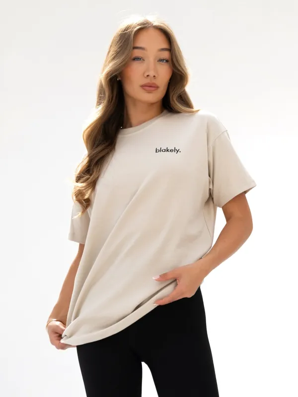 Sami Oversized T-Shirt - Bone sold by Blakely