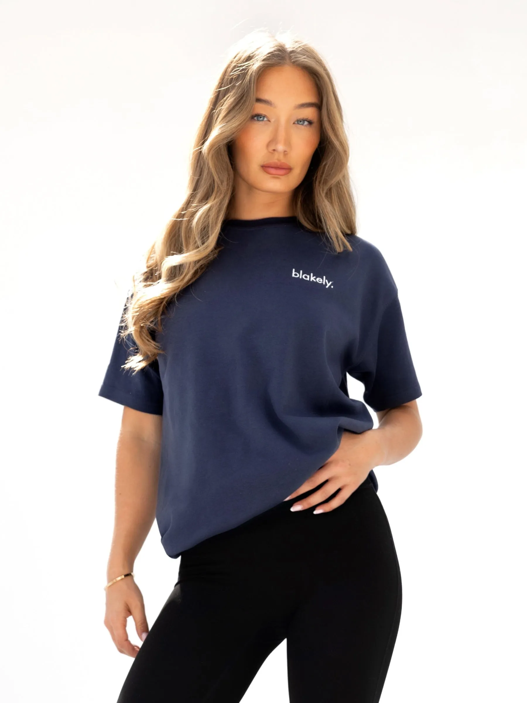 Sami Oversized T-Shirt - True Navy sold by Blakely