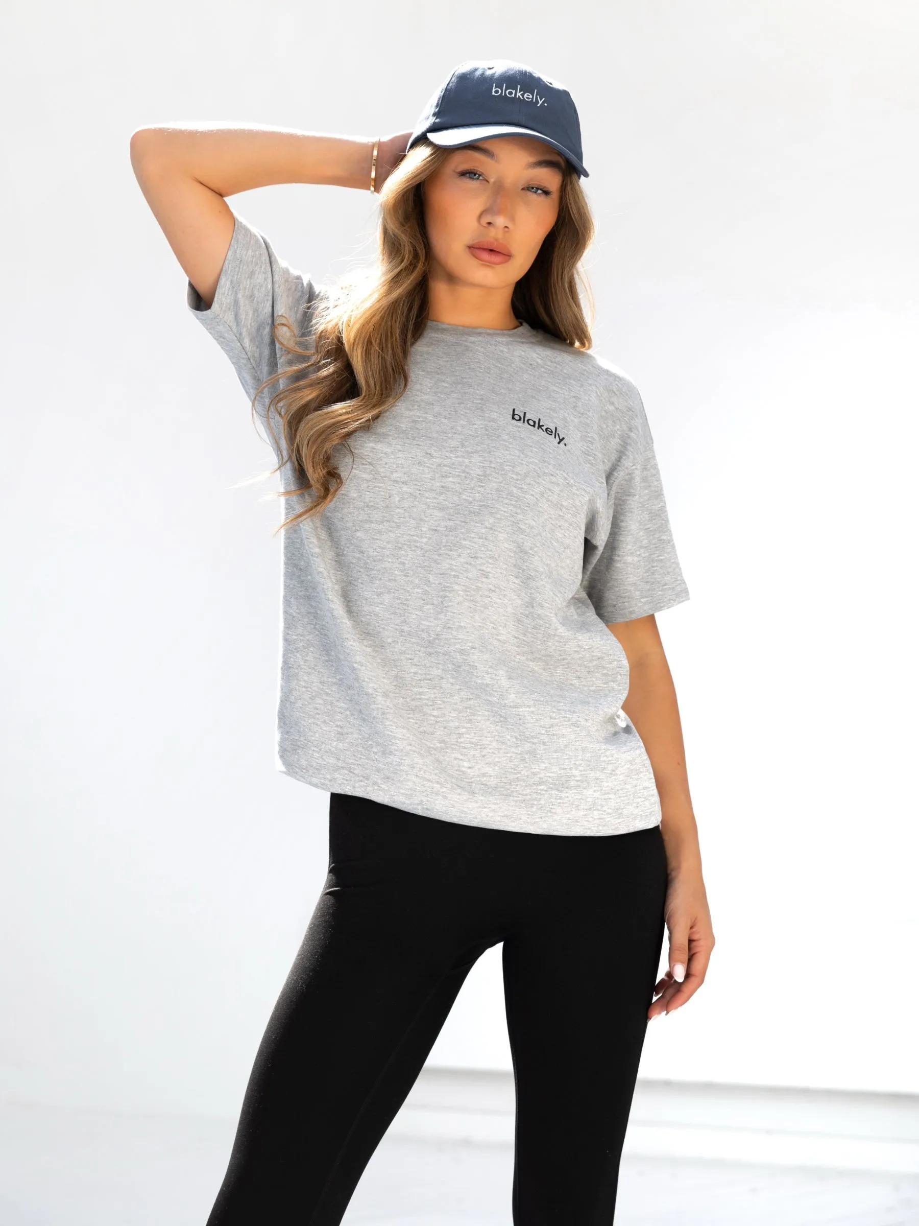 Sami Oversized T-Shirt - Marl Grey sold by Blakely product image thumbnail 2