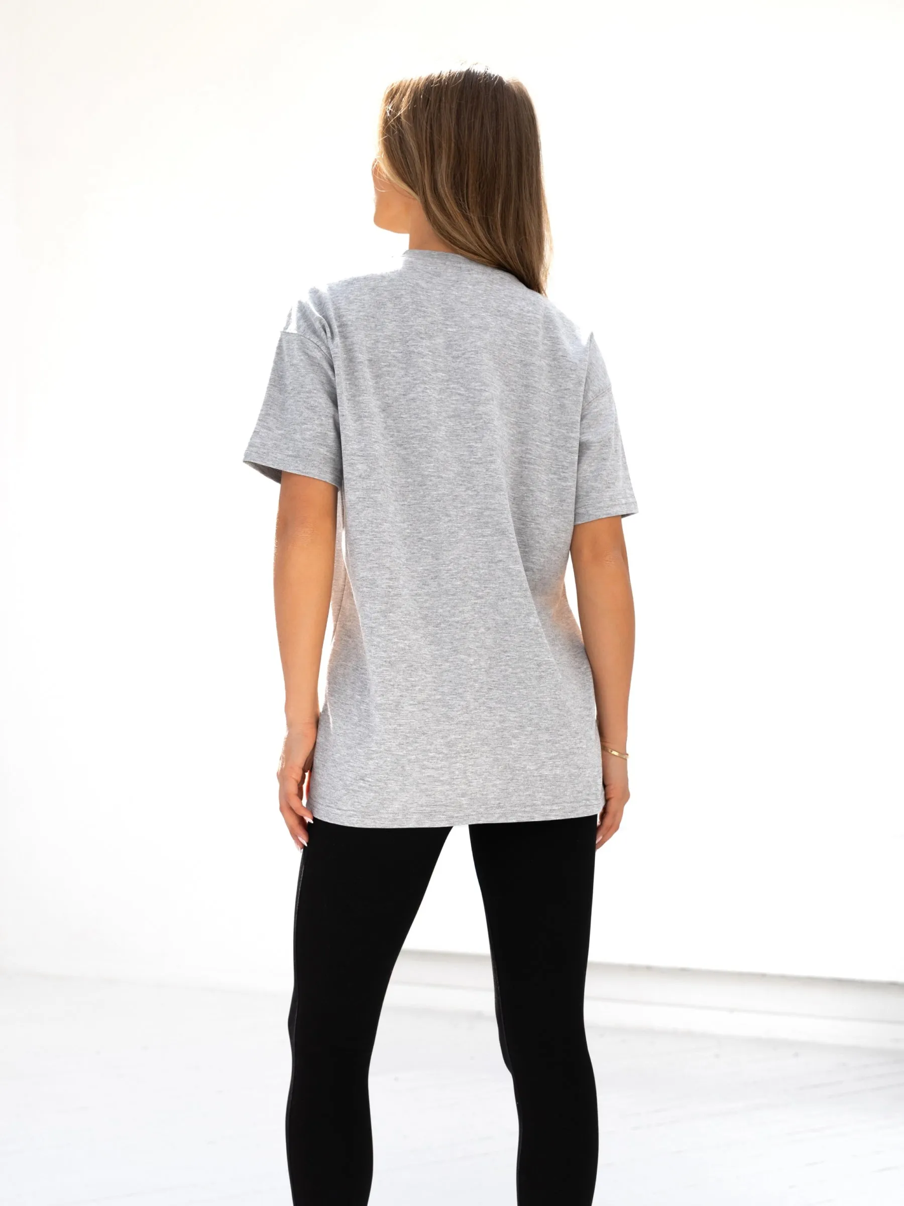 Sami Oversized T-Shirt - Marl Grey sold by Blakely product image thumbnail 4