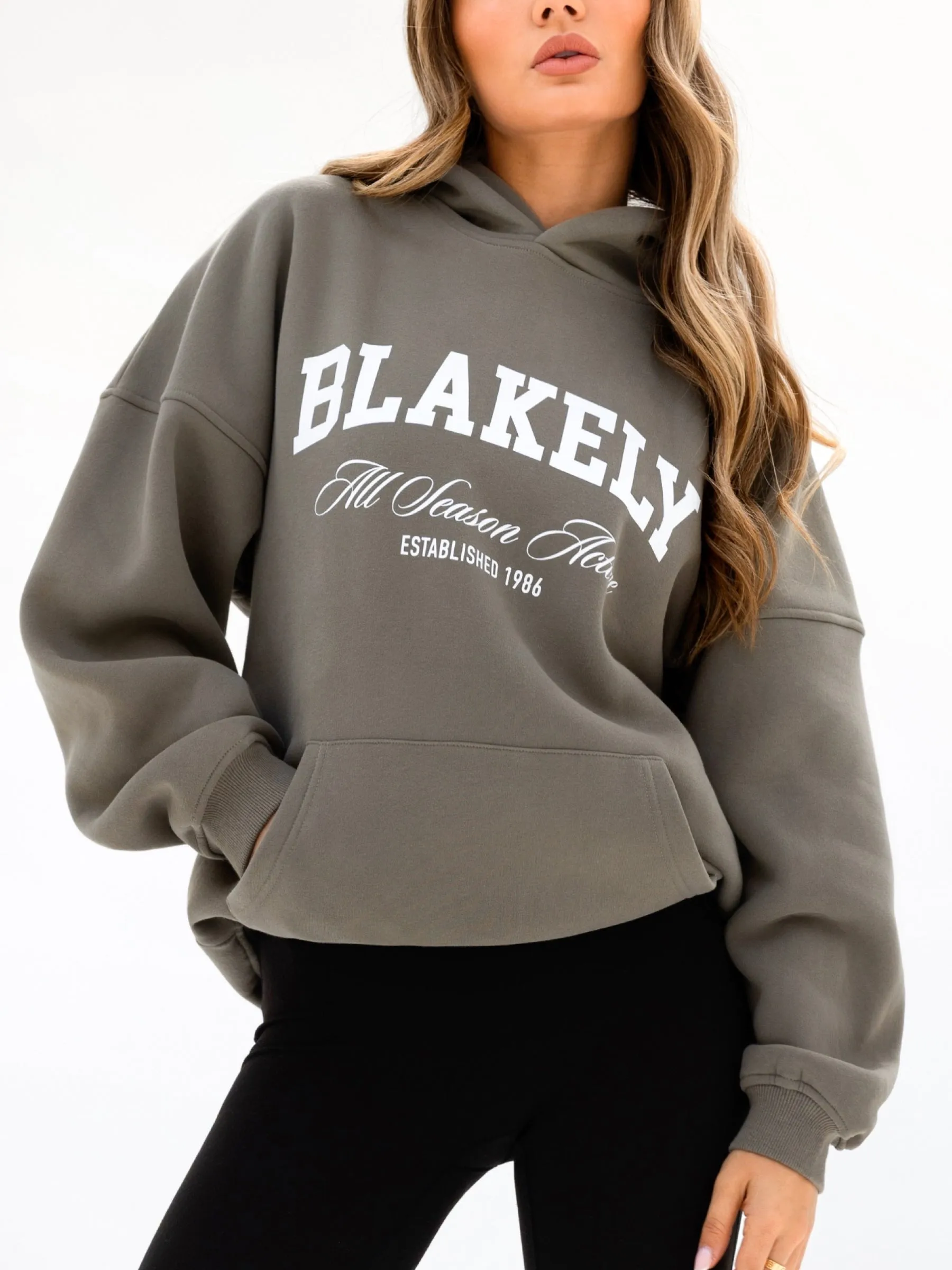 Melrose Oversized Hoodie - Safari Green sold by Blakely product image thumbnail 5