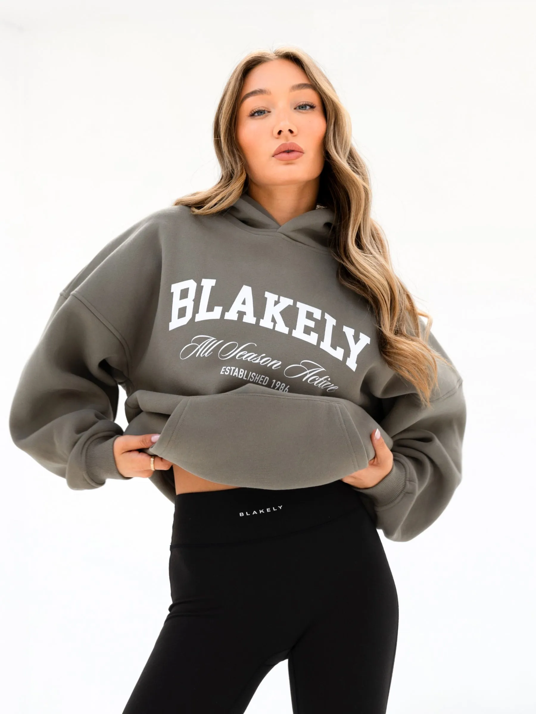 Melrose Oversized Hoodie - Safari Green sold by Blakely