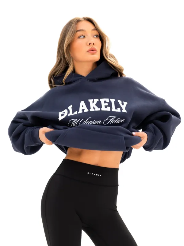 Melrose Oversized Hoodie - True Navy sold by Blakely