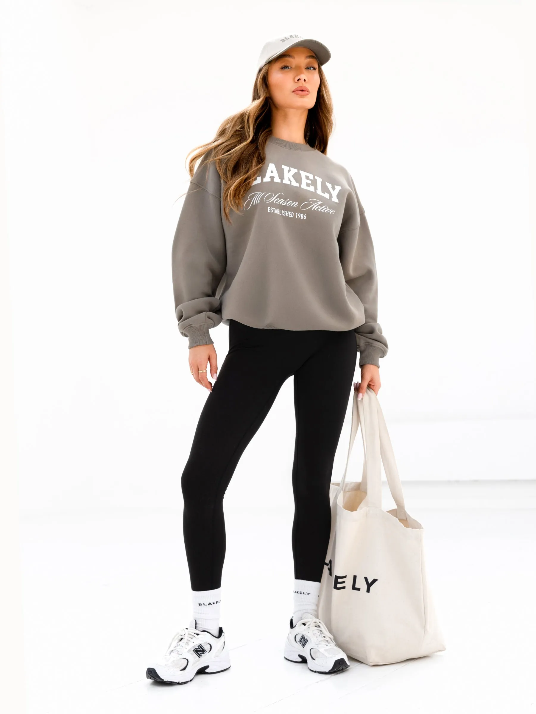 Melrose Oversized Jumper - Safari Green sold by Blakely product image thumbnail 3