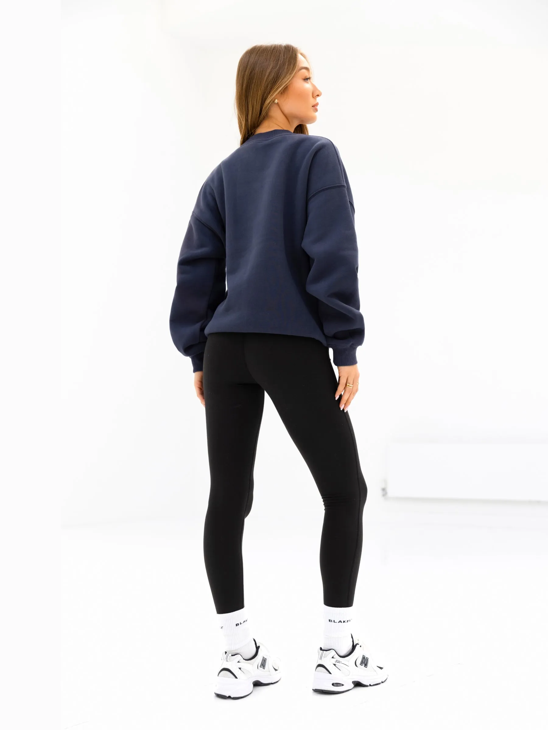 Melrose Oversized Jumper - True Navy sold by Blakely product image thumbnail 4