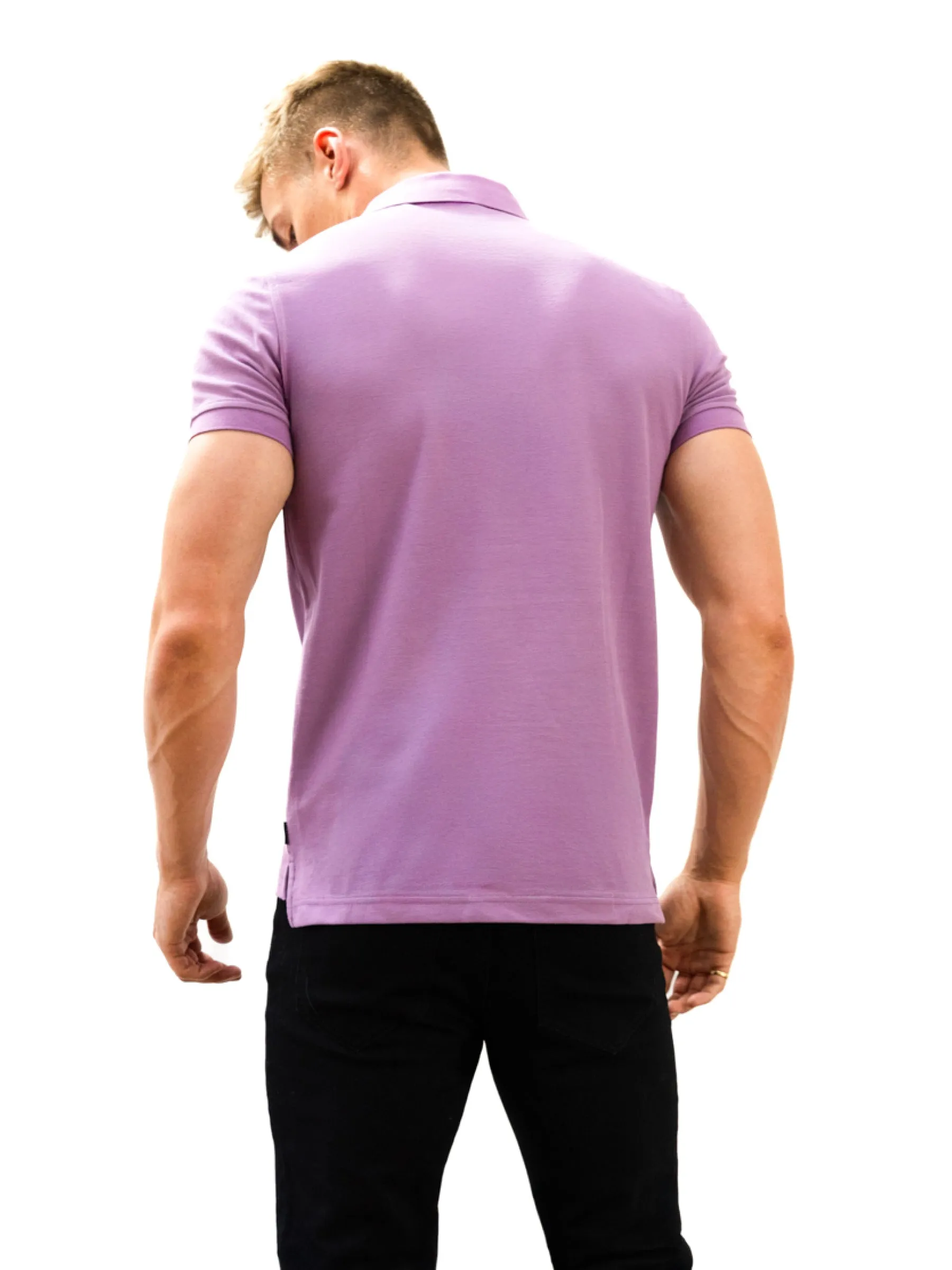 Andorra Polo Shirt - Purple sold by Blakely product image thumbnail 4