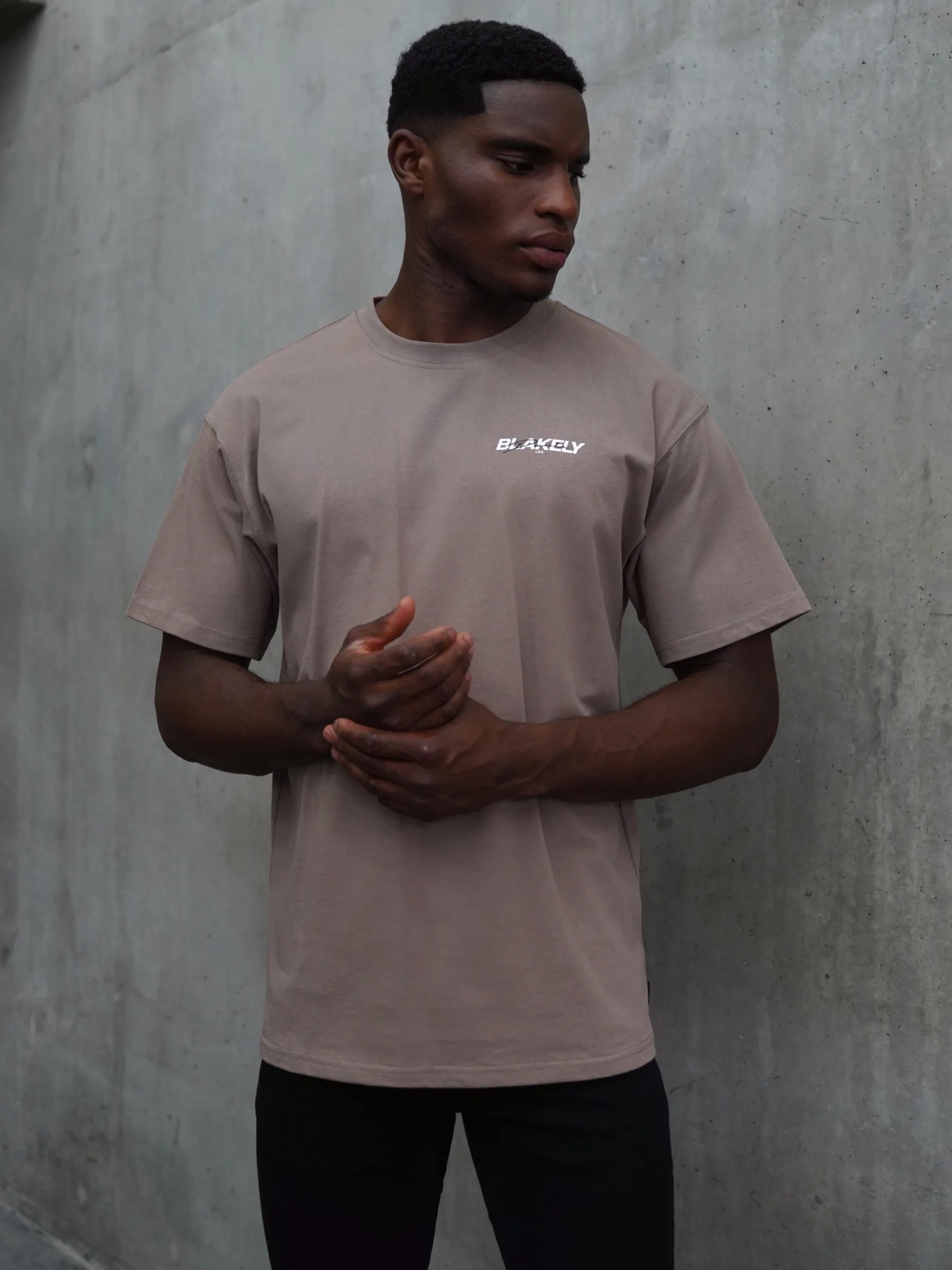 Decade I Oversized T-Shirt - Brown sold by Blakely product image thumbnail 2