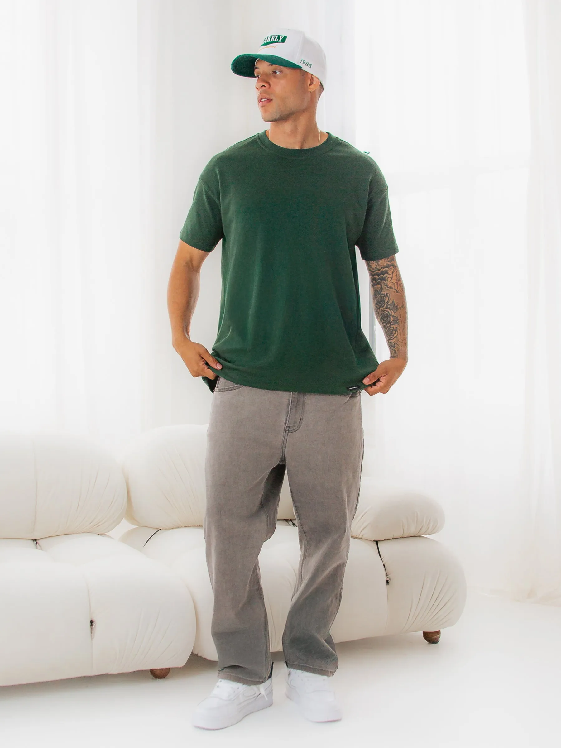 Otis Relaxed T-Shirt - Forest Green sold by Blakely product image thumbnail 3