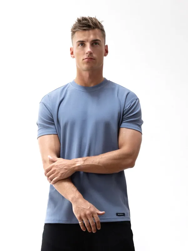 Otis Relaxed T-Shirt - Dusty Blue sold by Blakely