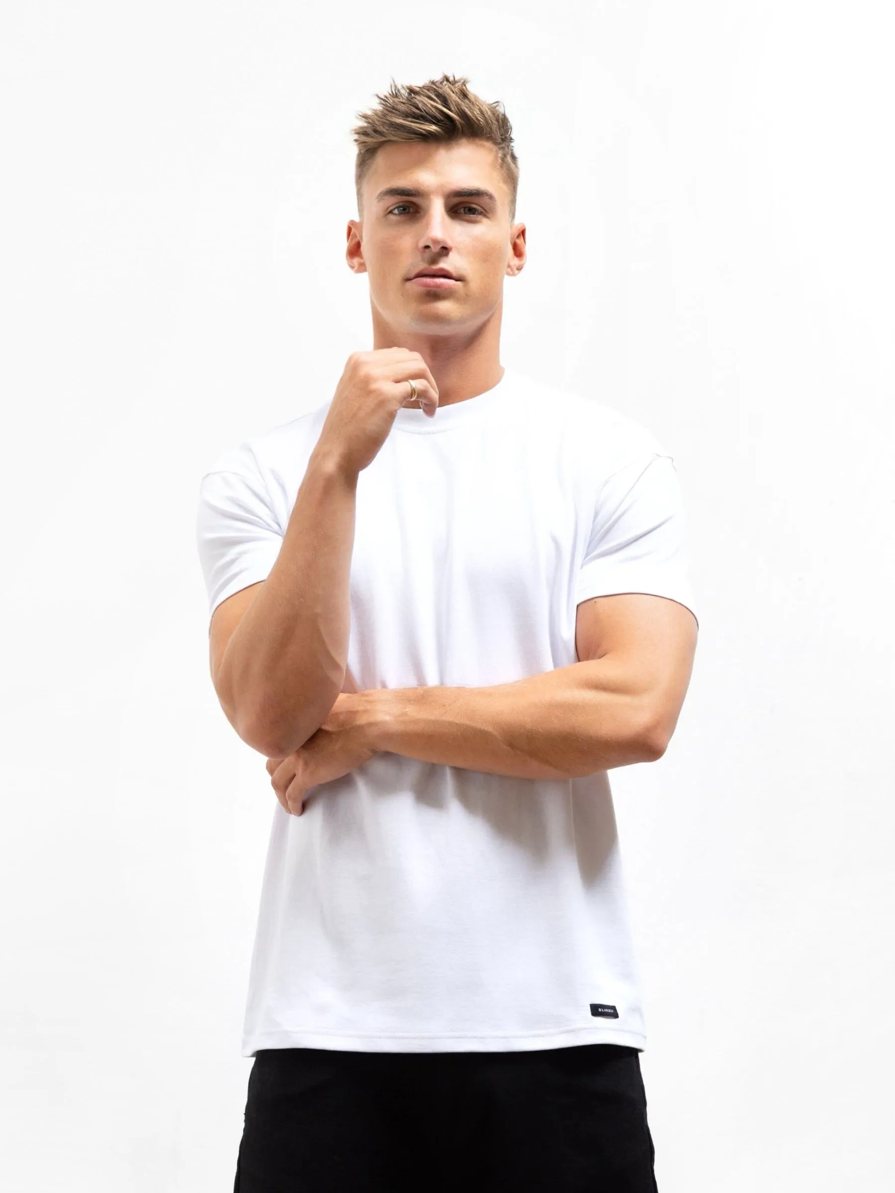 Otis Relaxed T-Shirt - White sold by Blakely