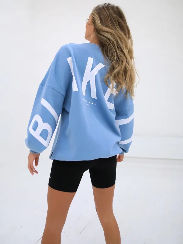 Isabel Oversized Jumper -  Sky Blue sold by Blakely