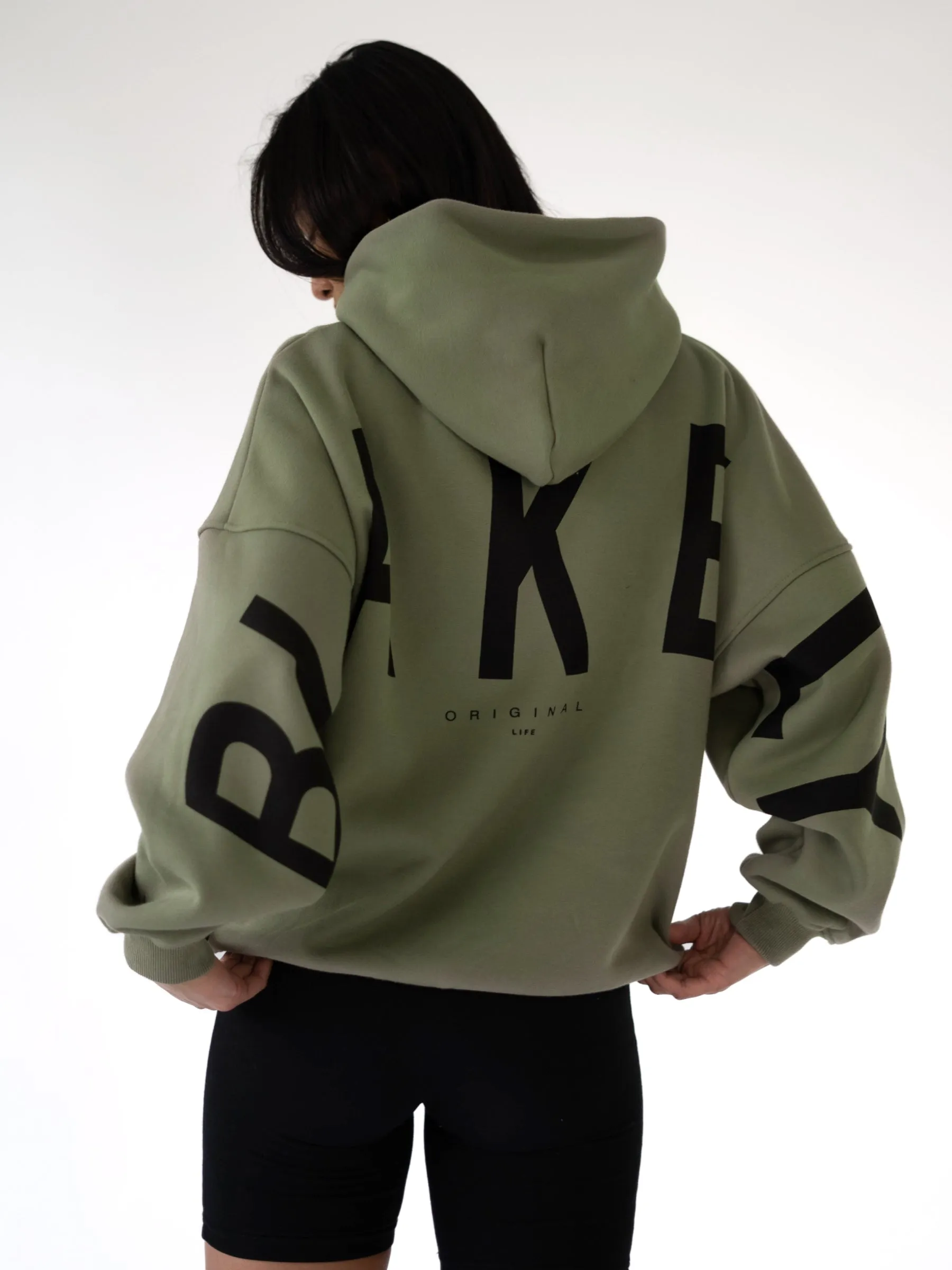 Isabel Oversized Boyfriend Fit Hoodie - Green sold by Blakely