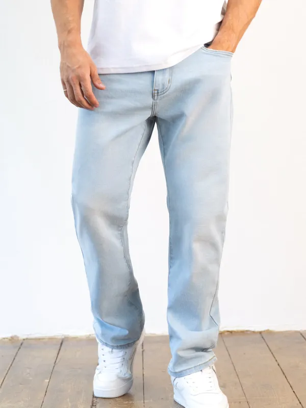 Vol.15 Loose Fitting Jeans - Light Blue sold by Blakely