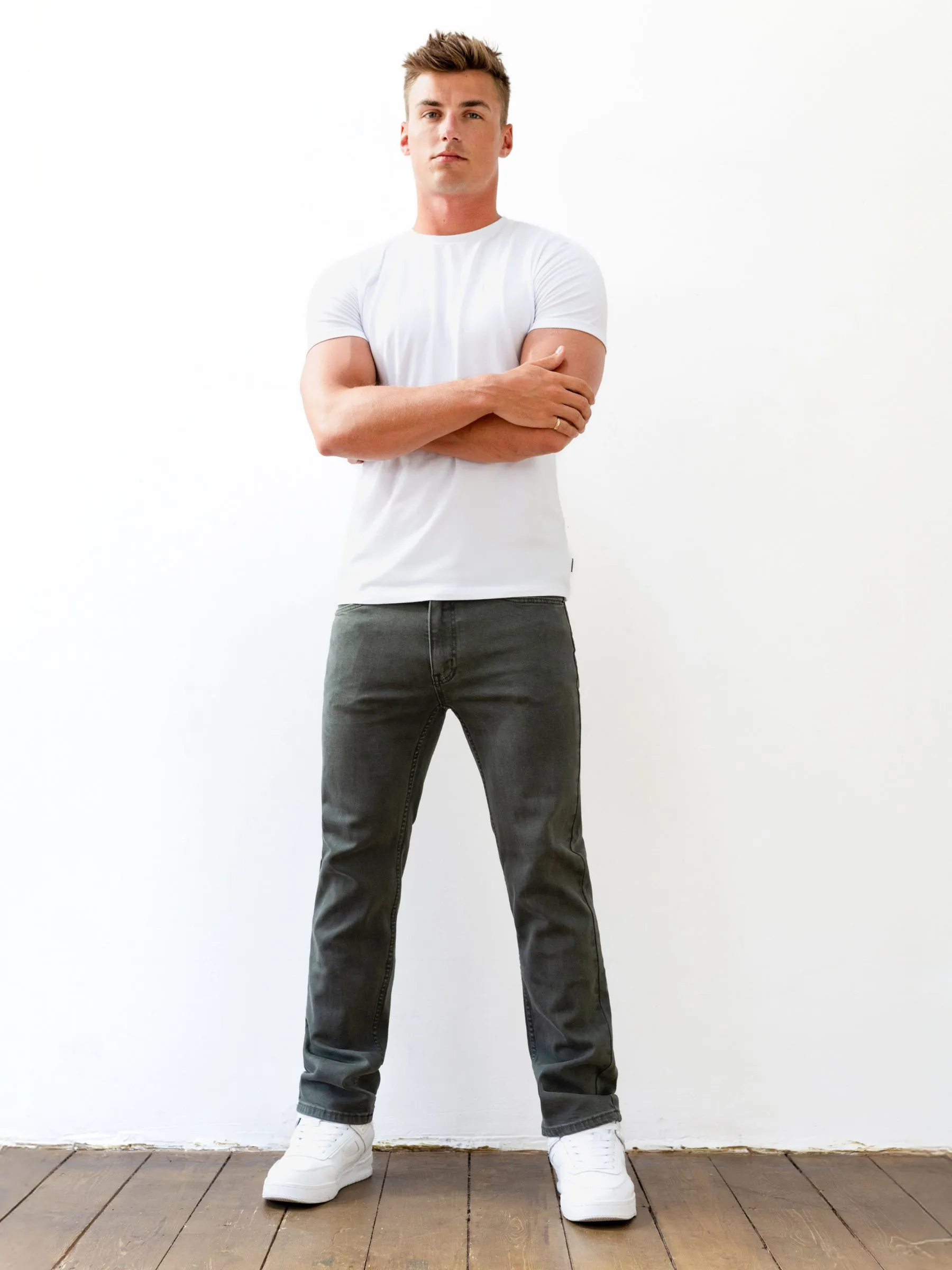 Vol.13 Straight Jeans - Khaki sold by Blakely product image thumbnail 3