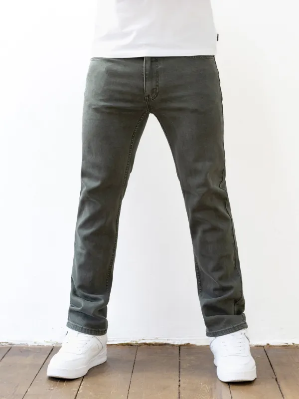 Vol.13 Straight Jeans - Khaki sold by Blakely