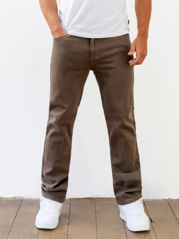 Vol.13 Straight Jeans - Brown sold by Blakely