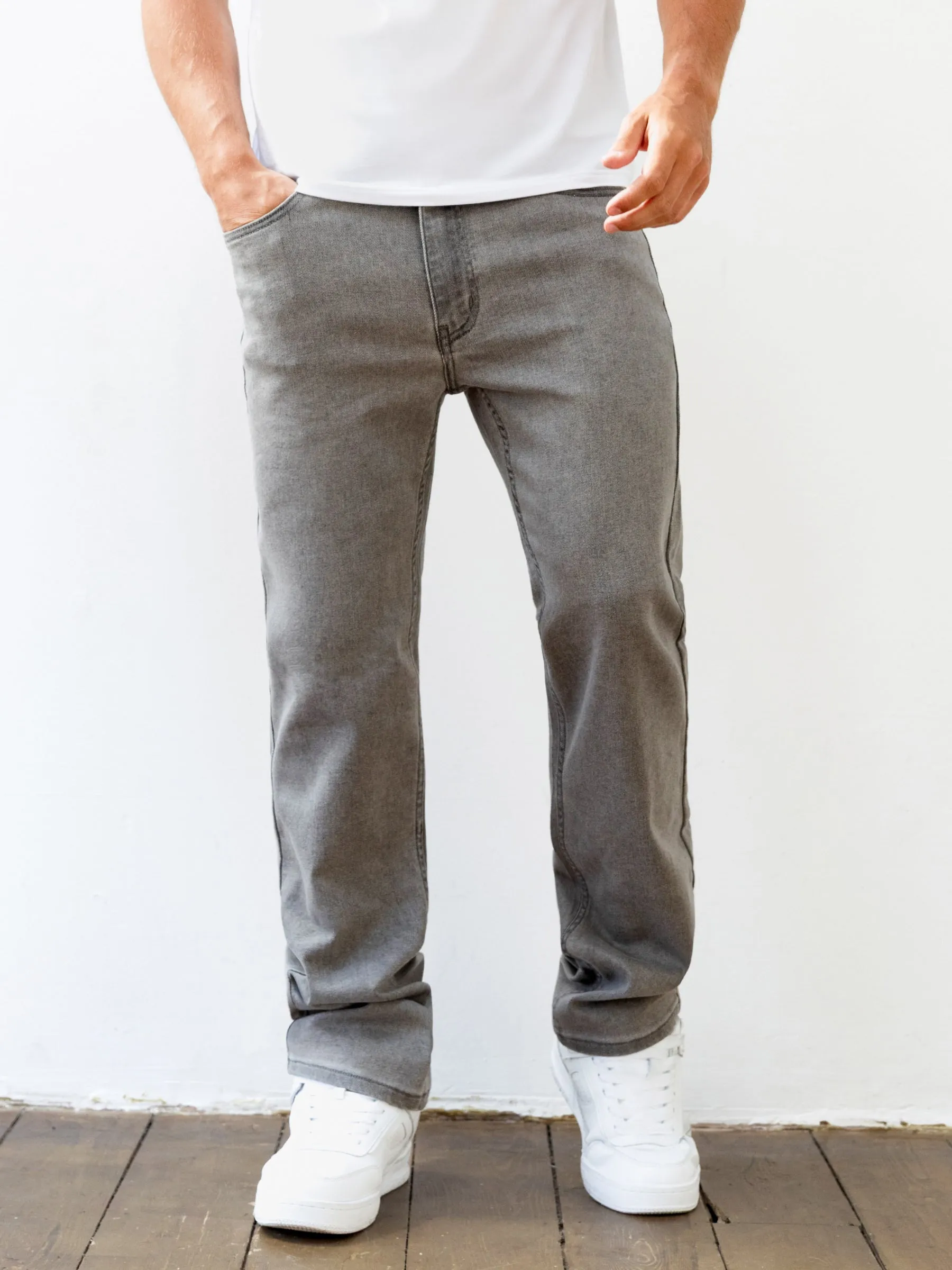 Vol.13 Straight Jeans - Grey sold by Blakely
