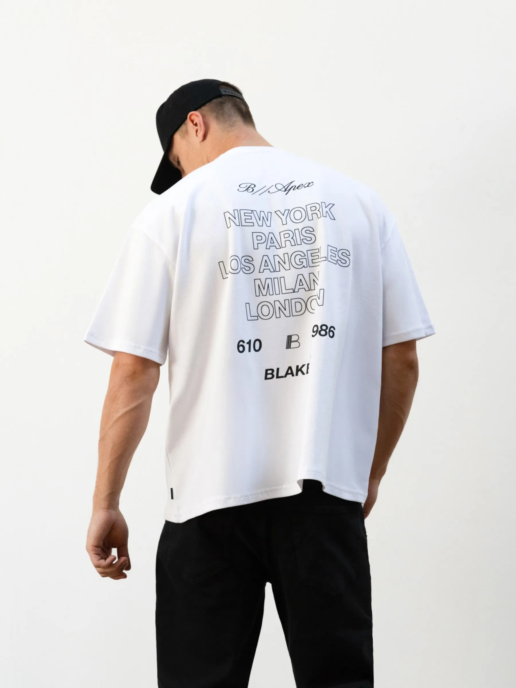 Apex City Unfitted T-Shirt - White sold by Blakely product image thumbnail 4