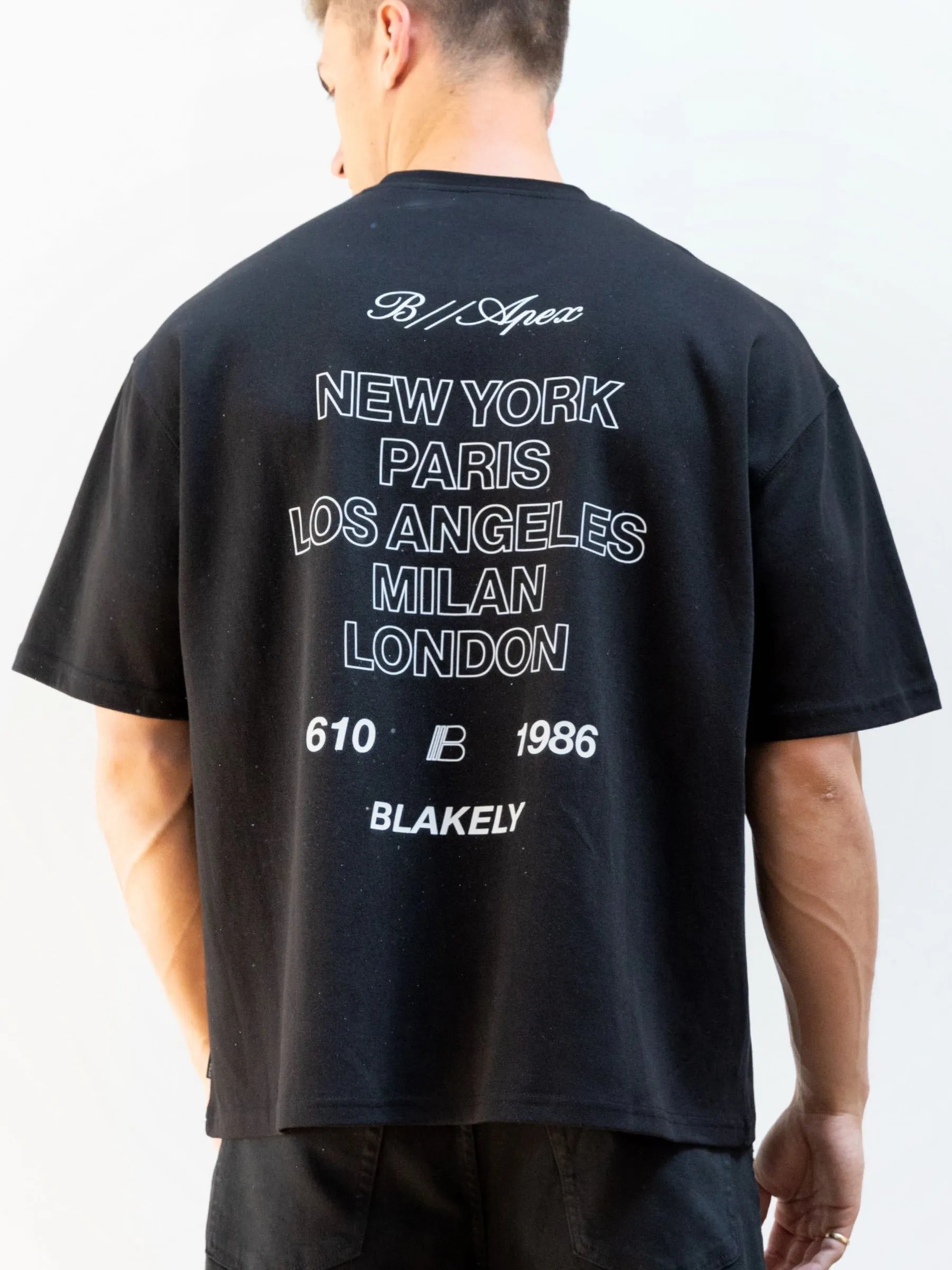 Apex City Unfitted T-Shirt - Black sold by Blakely product image thumbnail 5