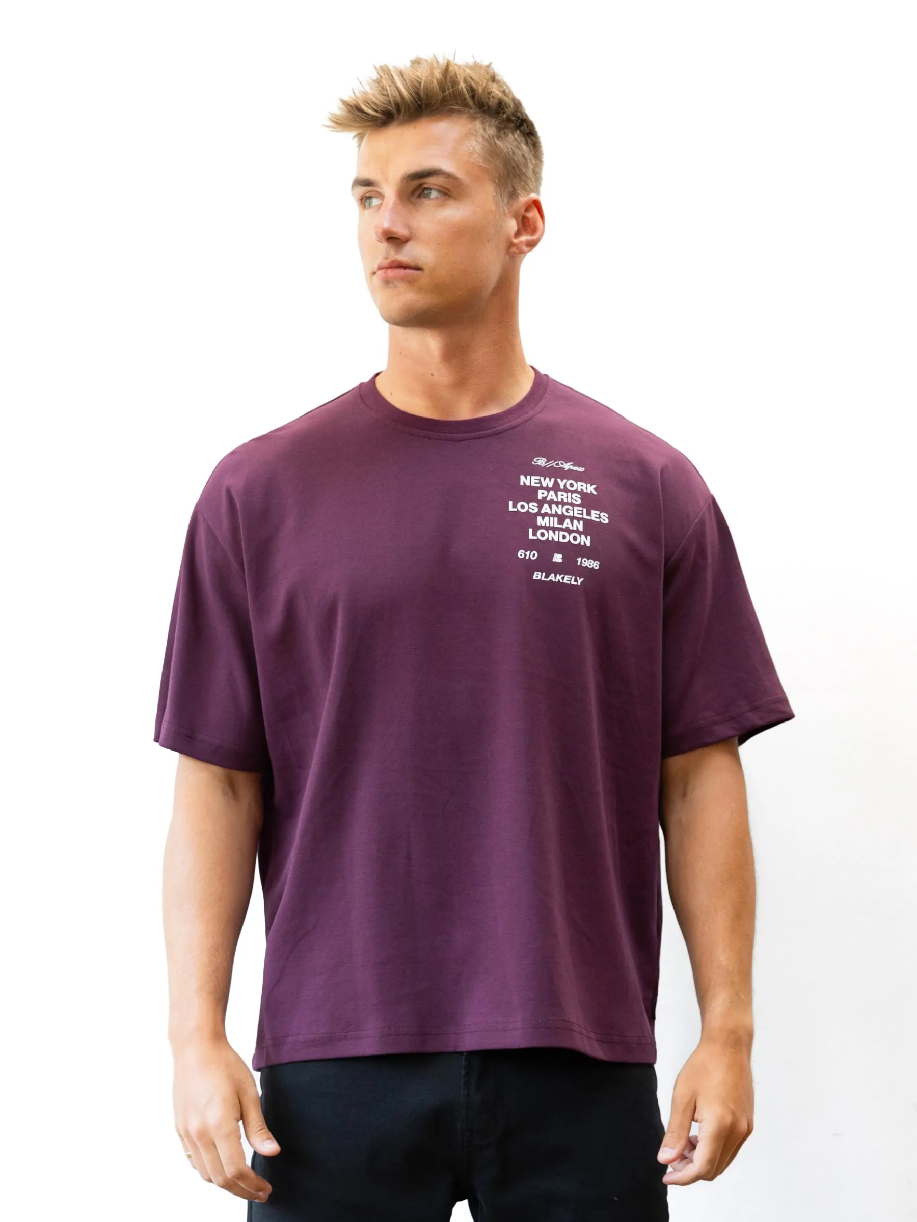 Apex 610 Unfitted T-Shirt - Burgundy sold by Blakely