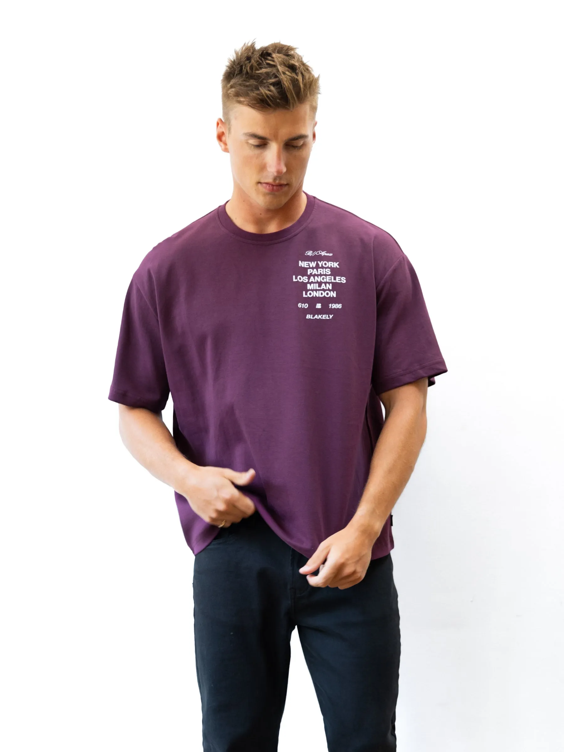 Apex 610 Unfitted T-Shirt - Burgundy sold by Blakely product image thumbnail 5