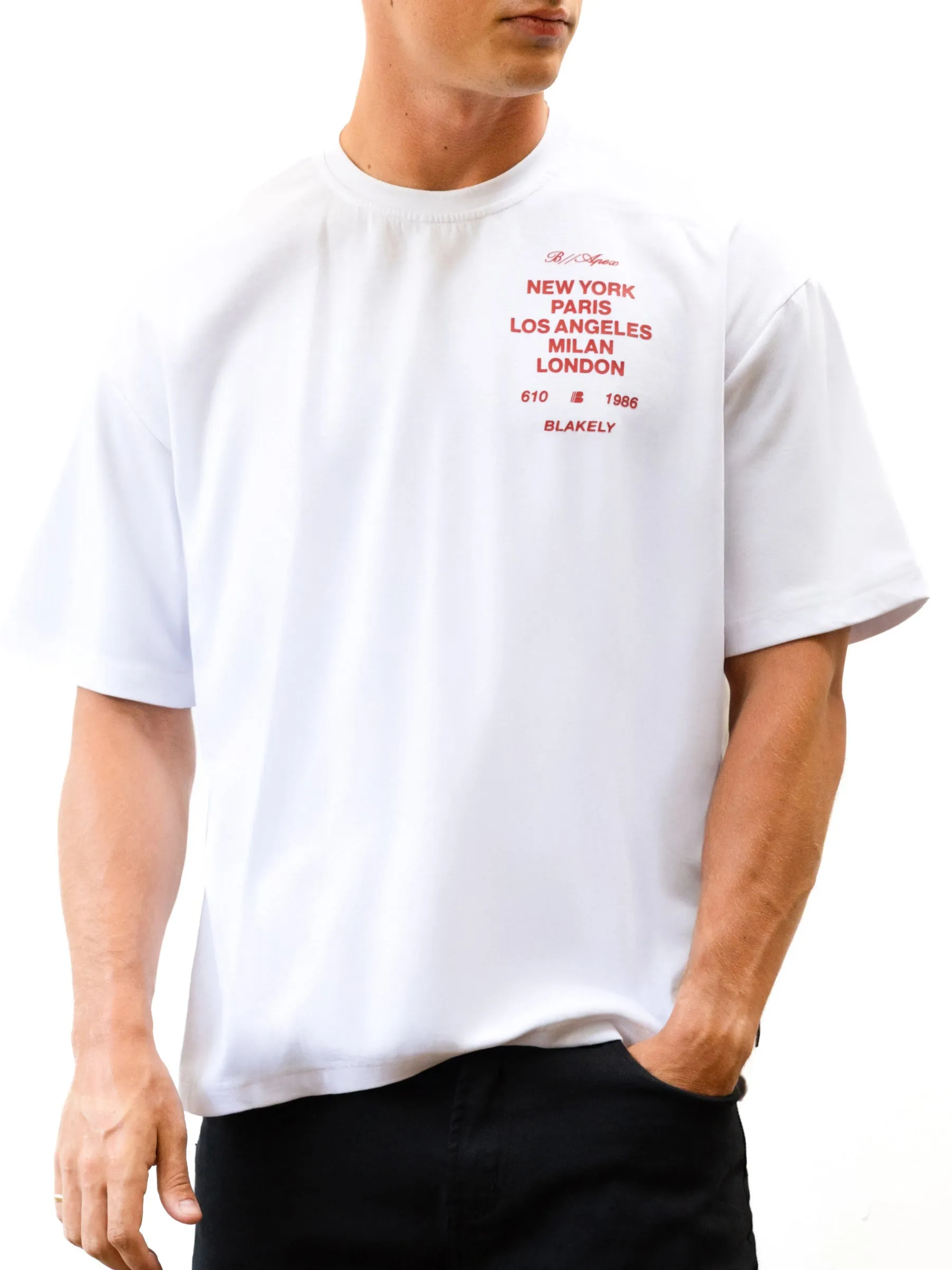 Apex 610 Unfitted T-Shirt - White sold by Blakely product image thumbnail 5