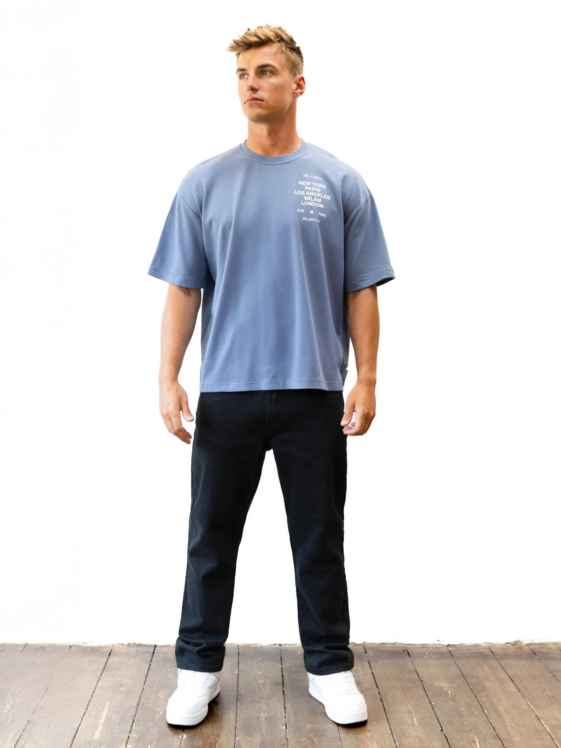 Apex 610 Unfitted T-Shirt - Dusty Blue sold by Blakely product image thumbnail 3
