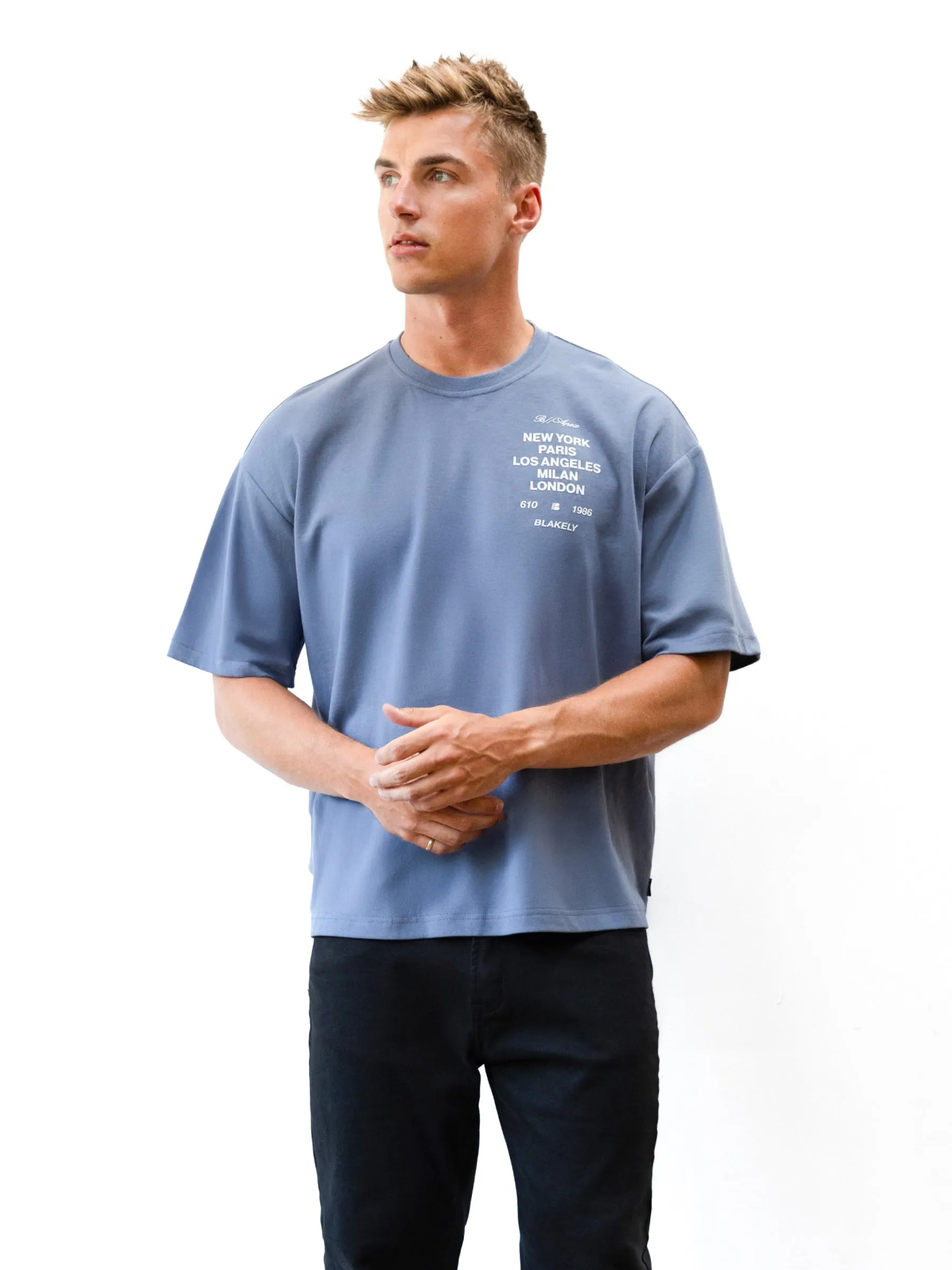 Apex 610 Unfitted T-Shirt - Dusty Blue sold by Blakely product image thumbnail 5