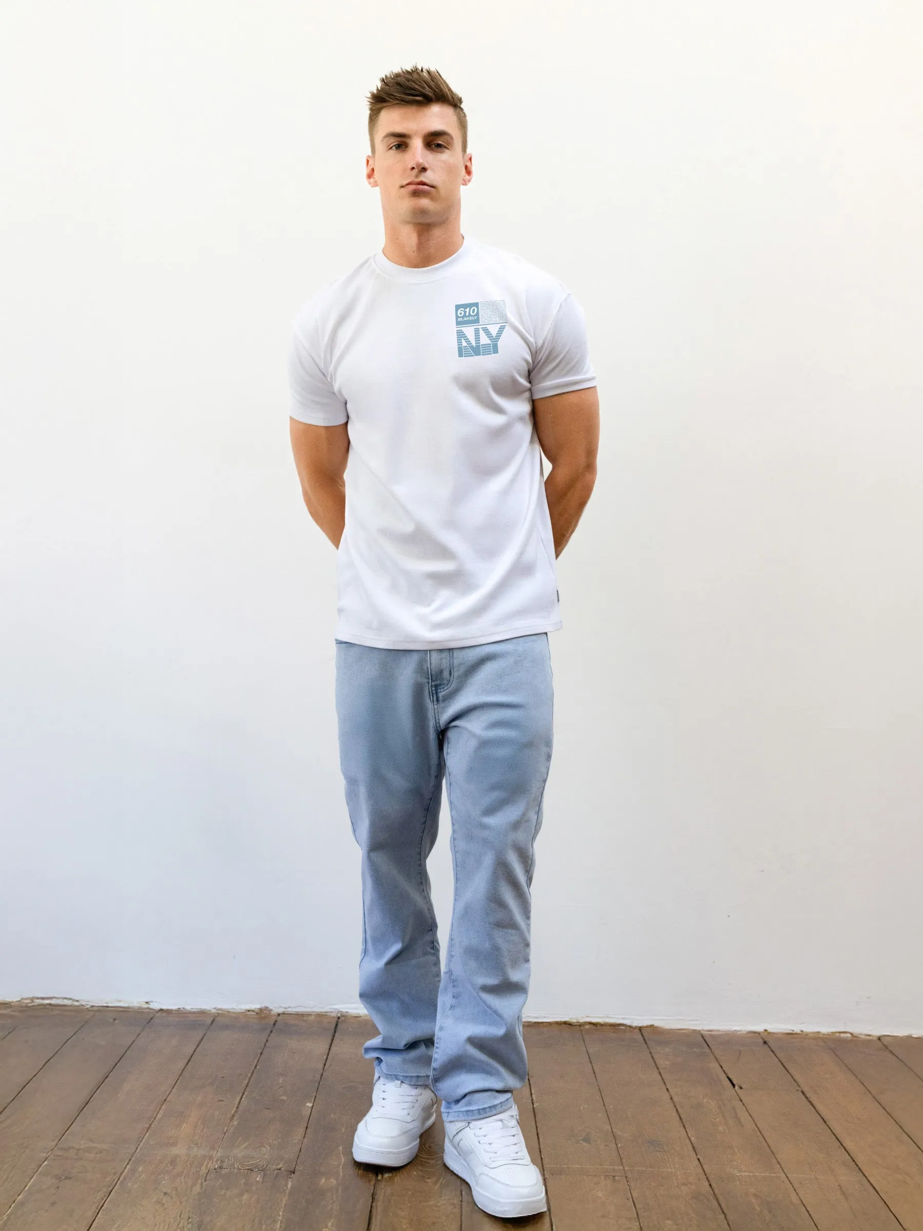 Brooklyn 610 Relaxed T-Shirt - White sold by Blakely product image thumbnail 3